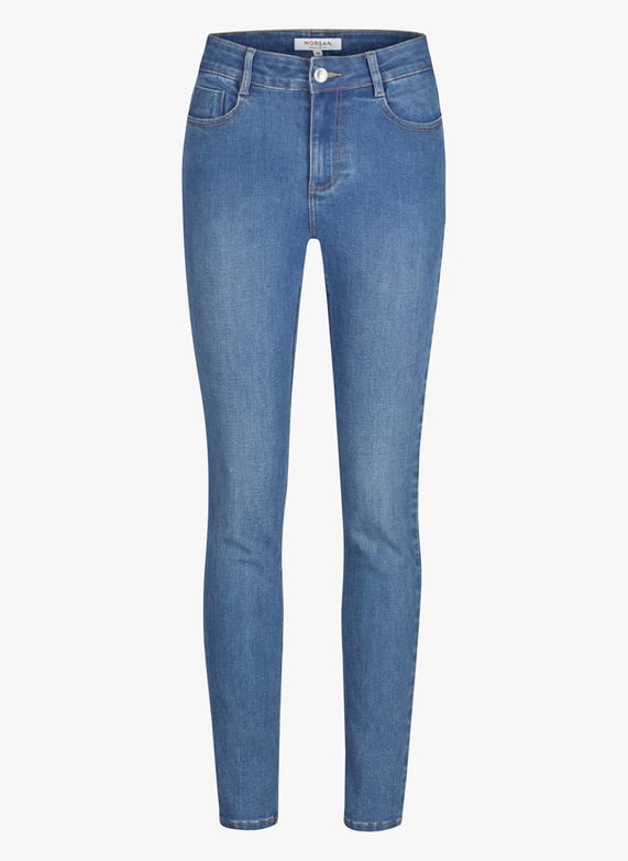 Morgan wide leg regular waist pantalon grijs Morgan wide leg regular waist pantalon grijs