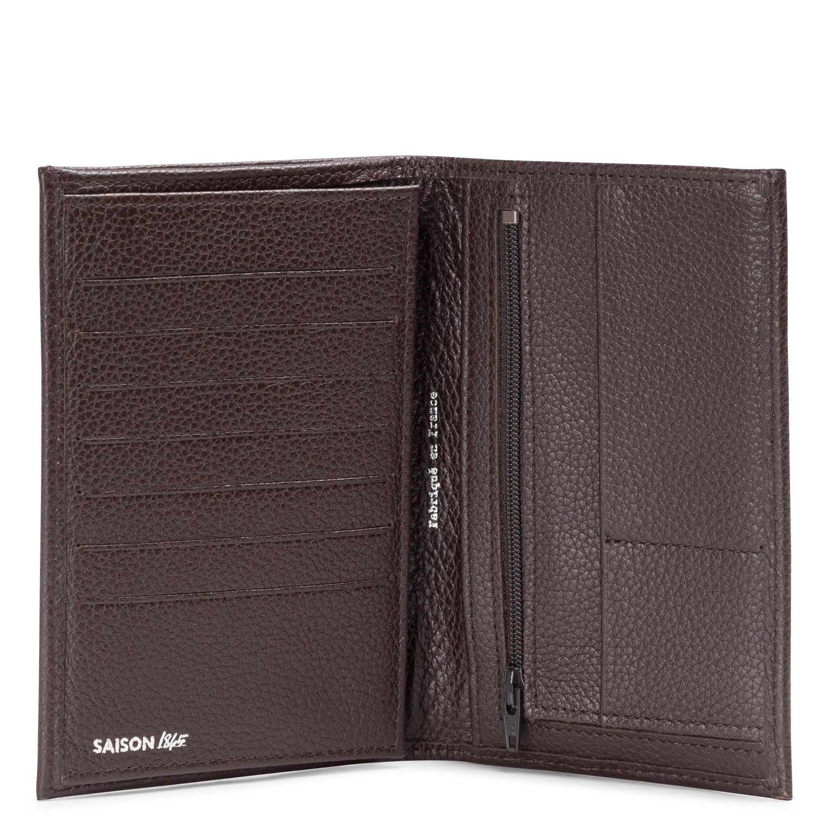 Leather wallet SAISON 1865 Brown