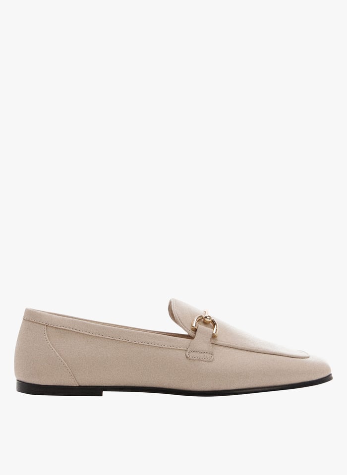 Mango shop leather moccasin