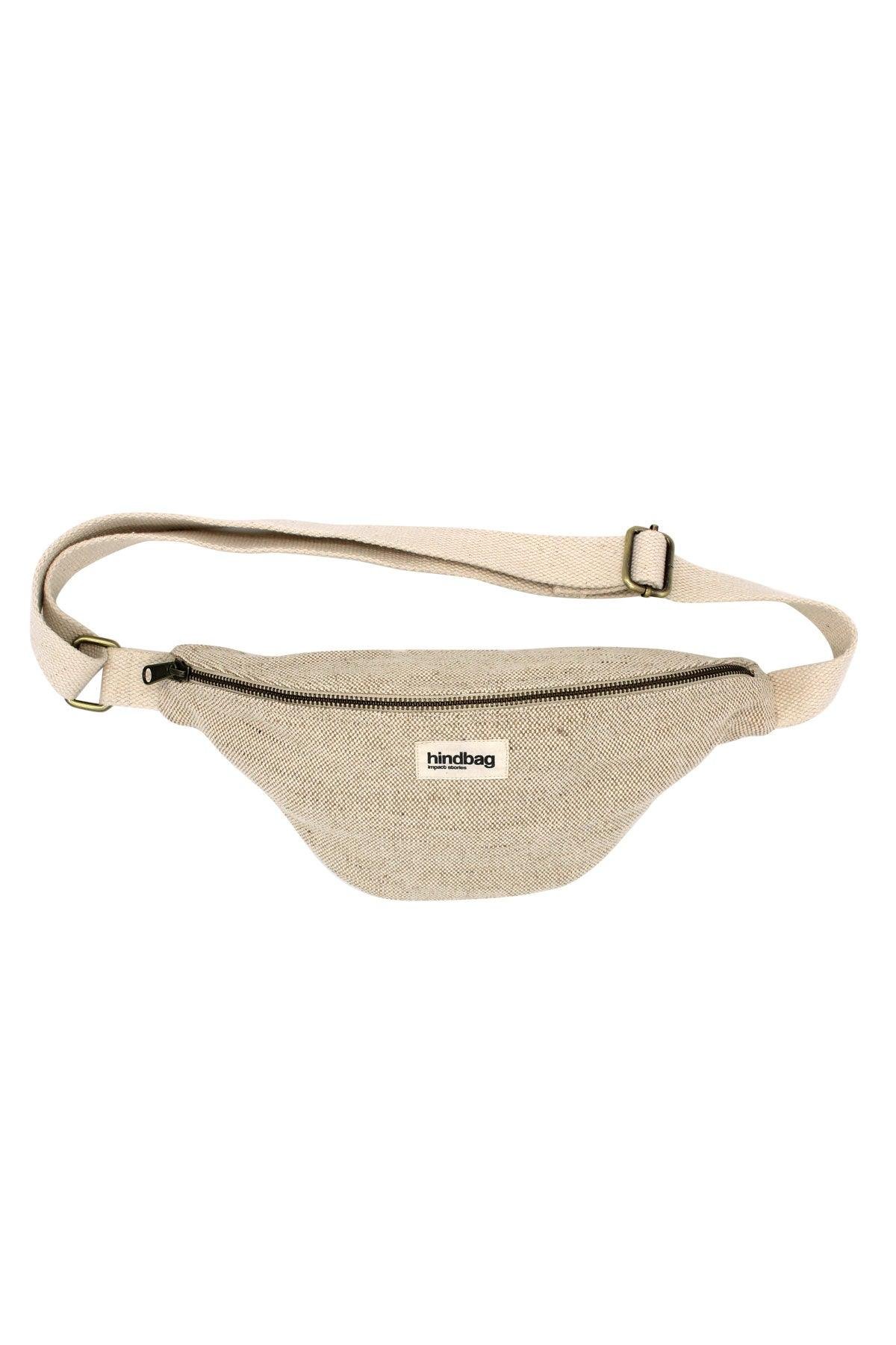 Cotton waist bag OLIVIA Jute