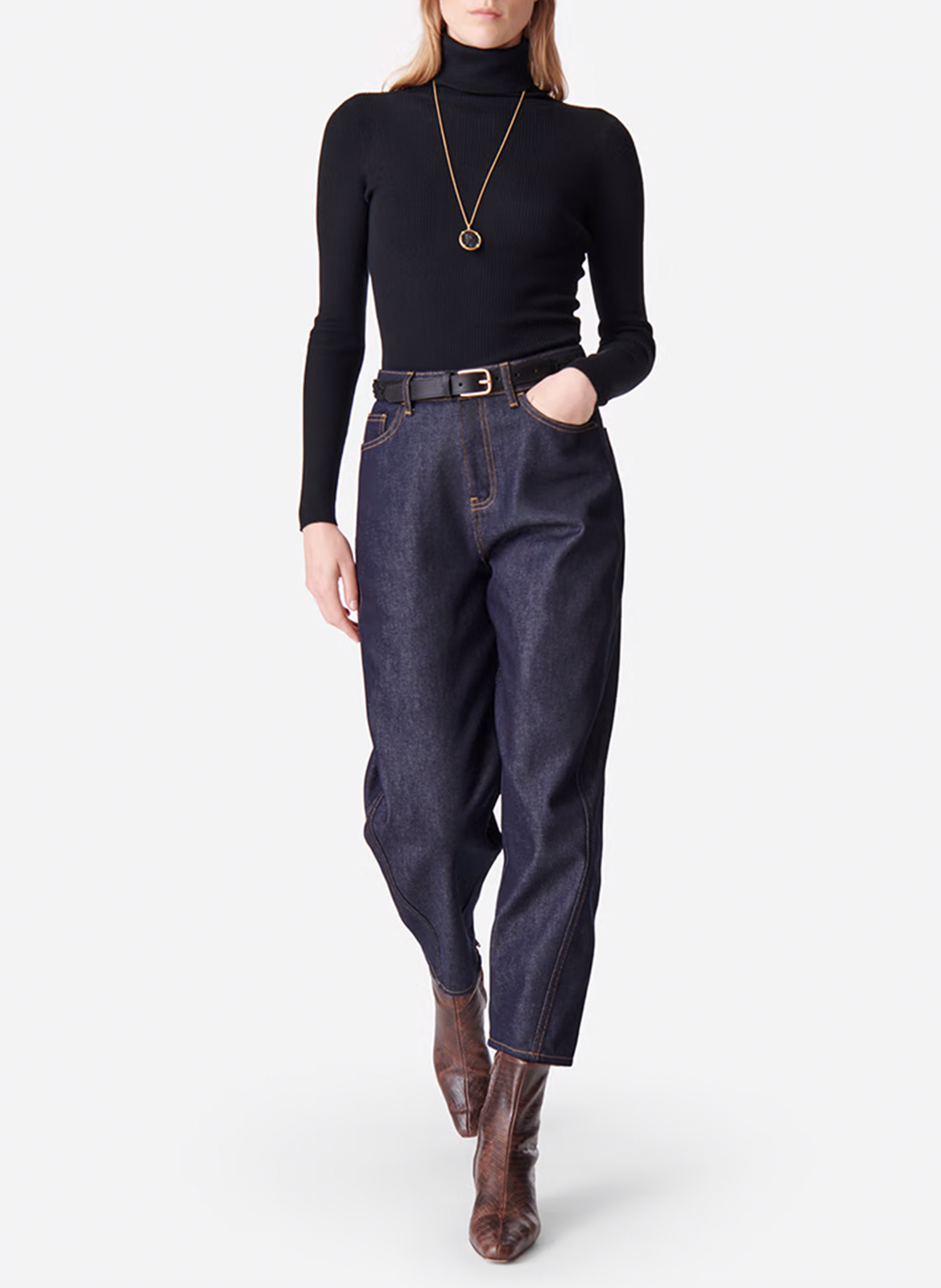 Jeans met hoge taille VANESSA BRUNO Blauw