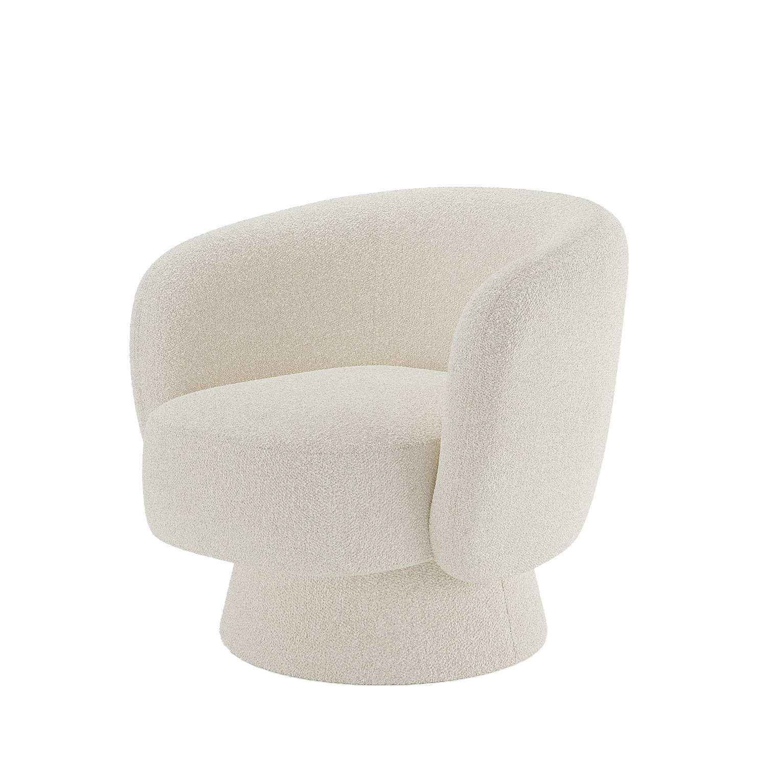 Bouclé armchair POTIRON PARIS Beige