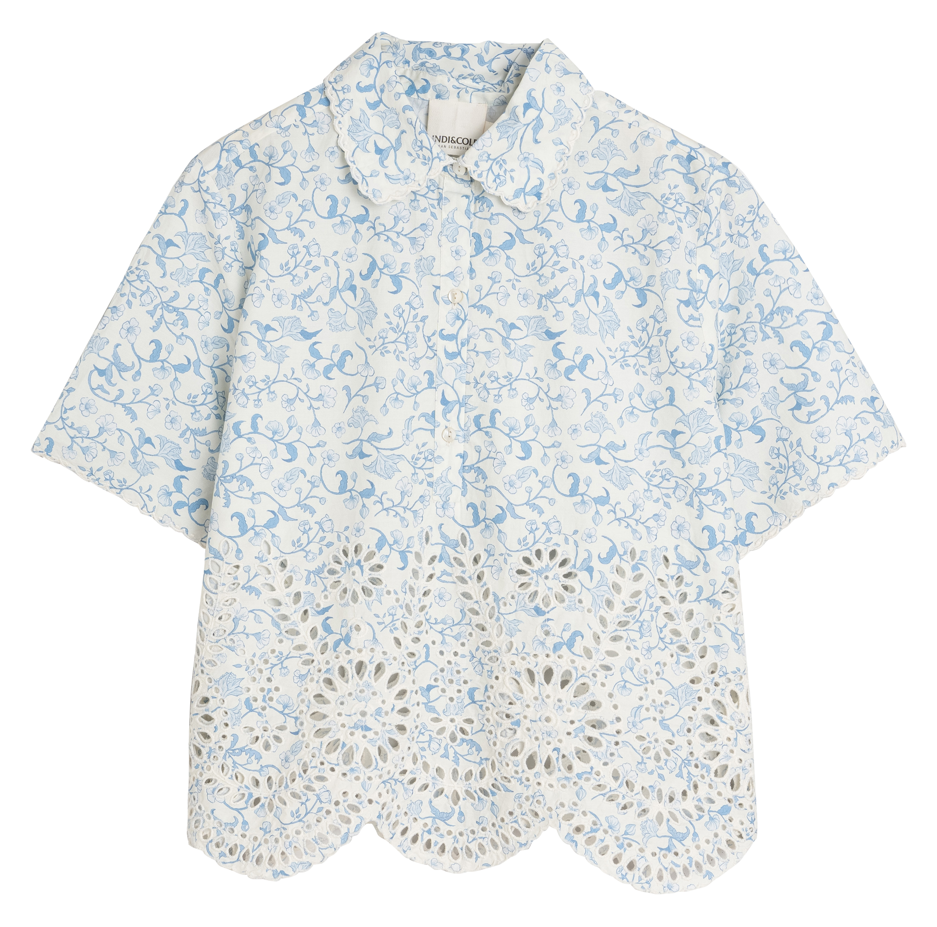 Cibelle printed shirt INDI & COLD Blue