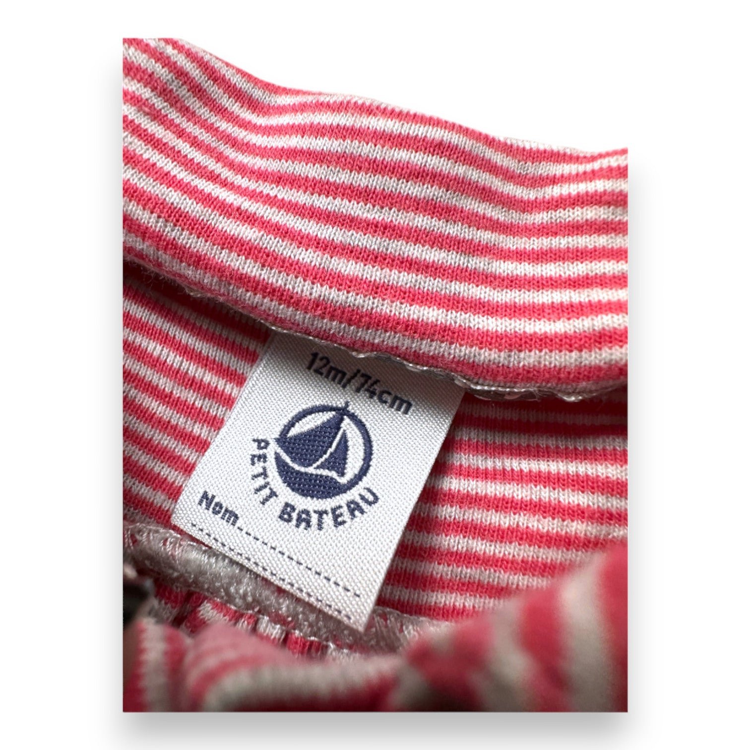 Pink baby dress - 12 months PETIT BATEAU - Seconde Main Pink