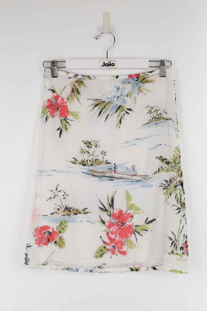 Cotton mini skirt AGNES B. - Seconde Main White