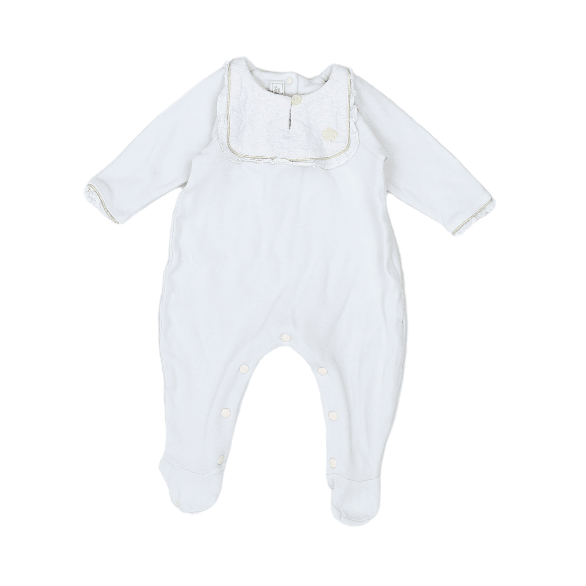 White baby pajamas - 6 months TARTINE ET CHOCOLAT - seconde-main White
