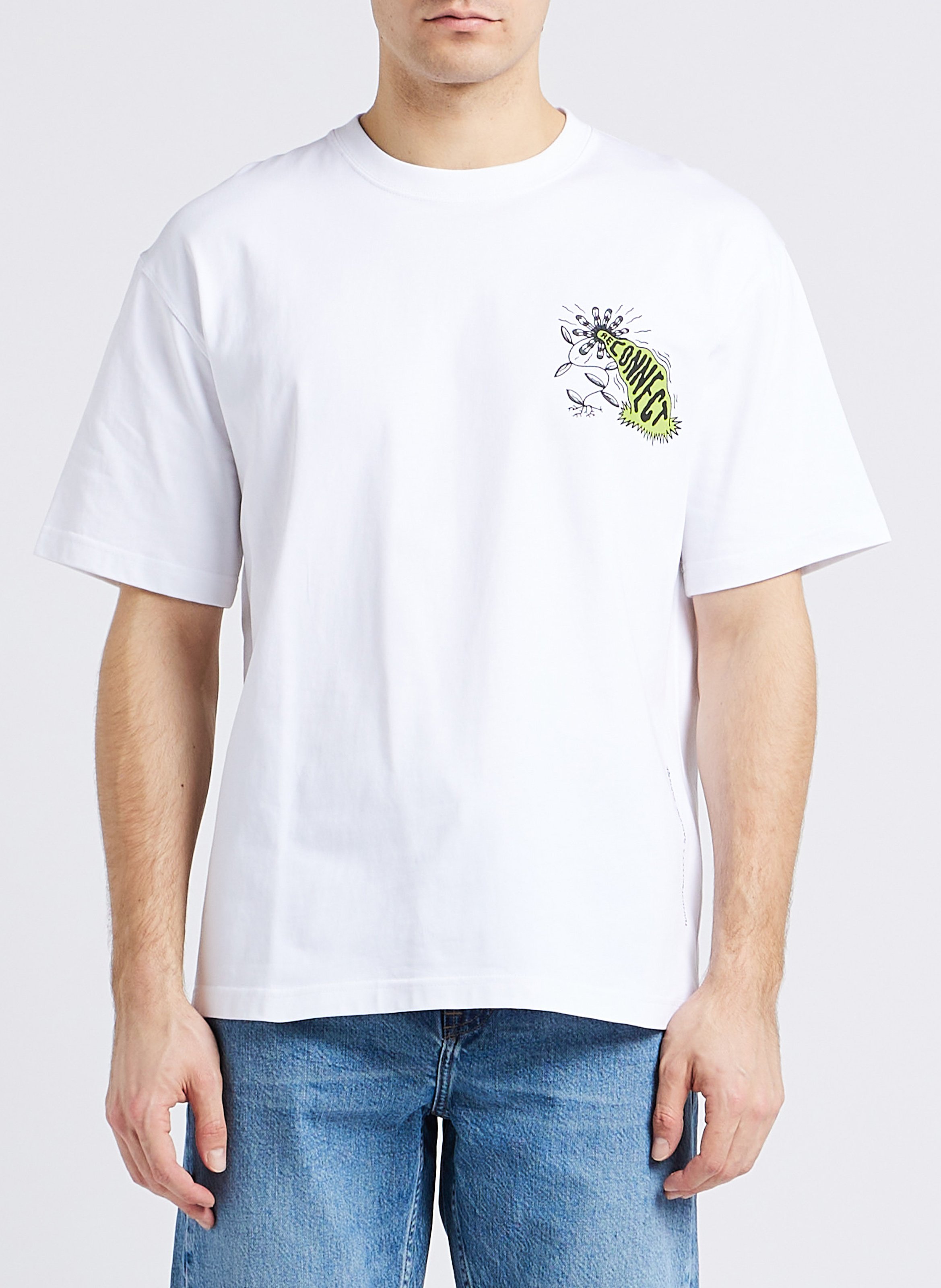 Tee-shirt décontracté col rond en coton bio  SAMSOE SAMSOE Violet