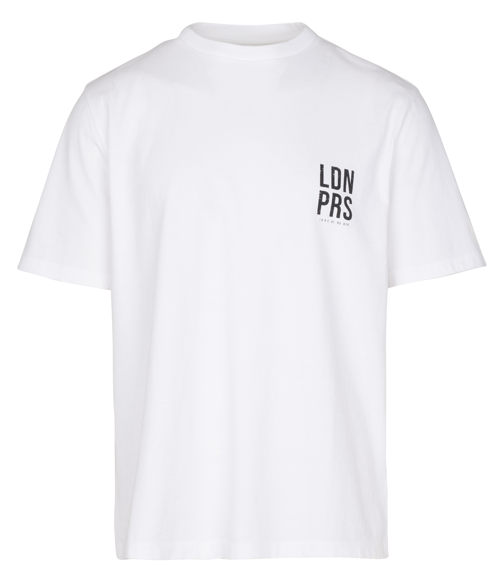 T-Shirt mit geradem Schnitt und großem Rückenprint IKKS Weiss