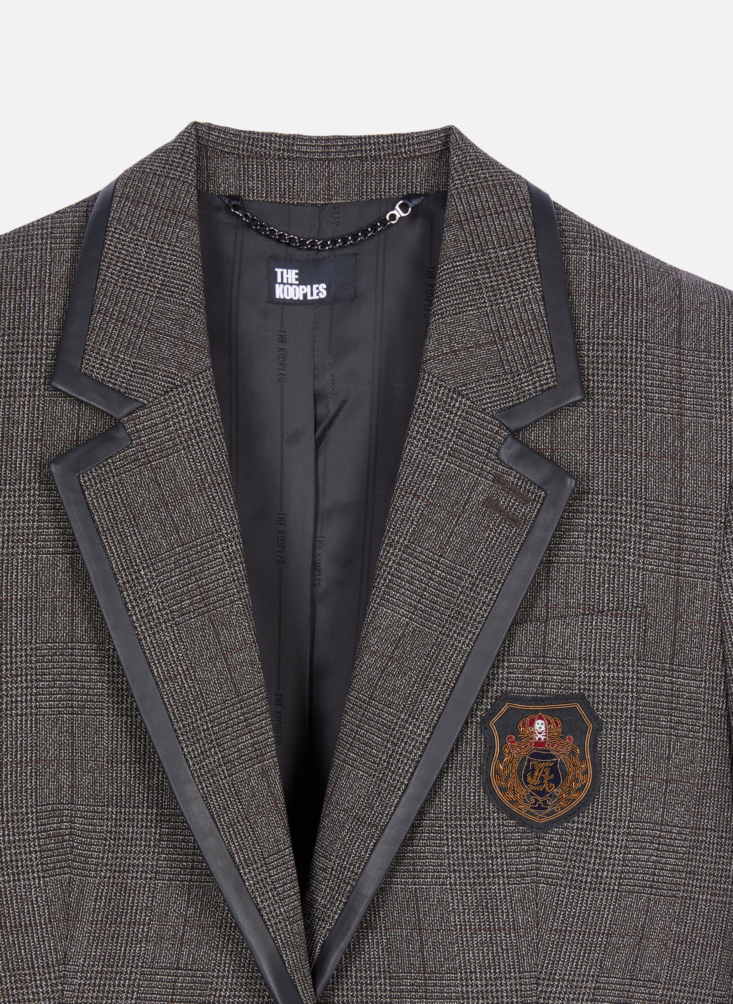 Prince of Wales jacket THE KOOPLES Brown