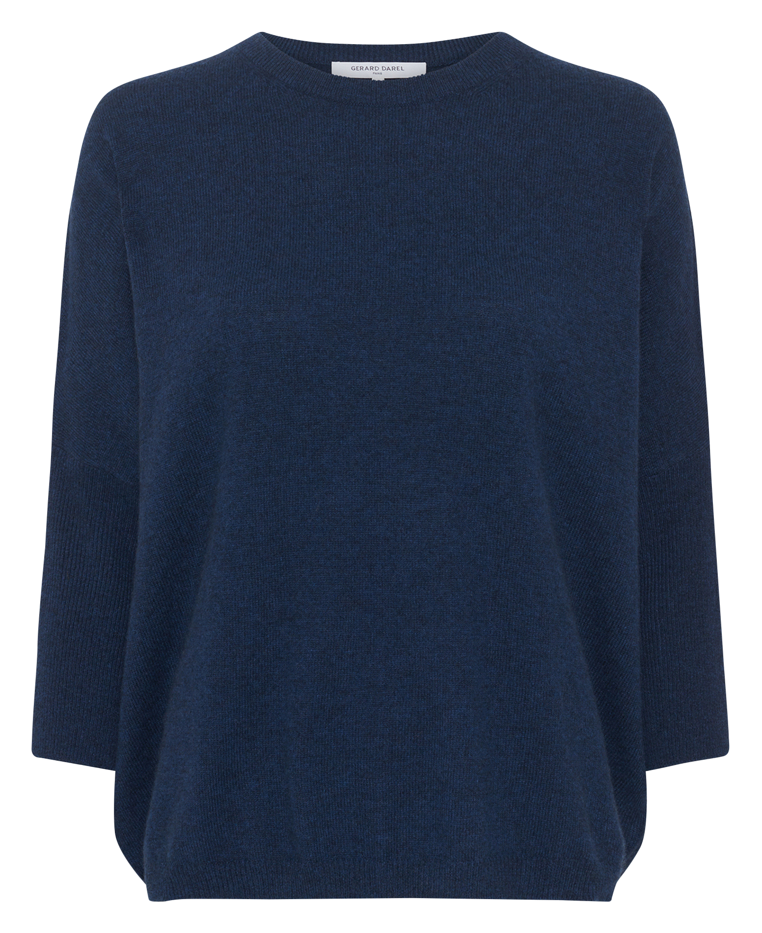 Pull col rond en cachemire GERARD DAREL Bleu