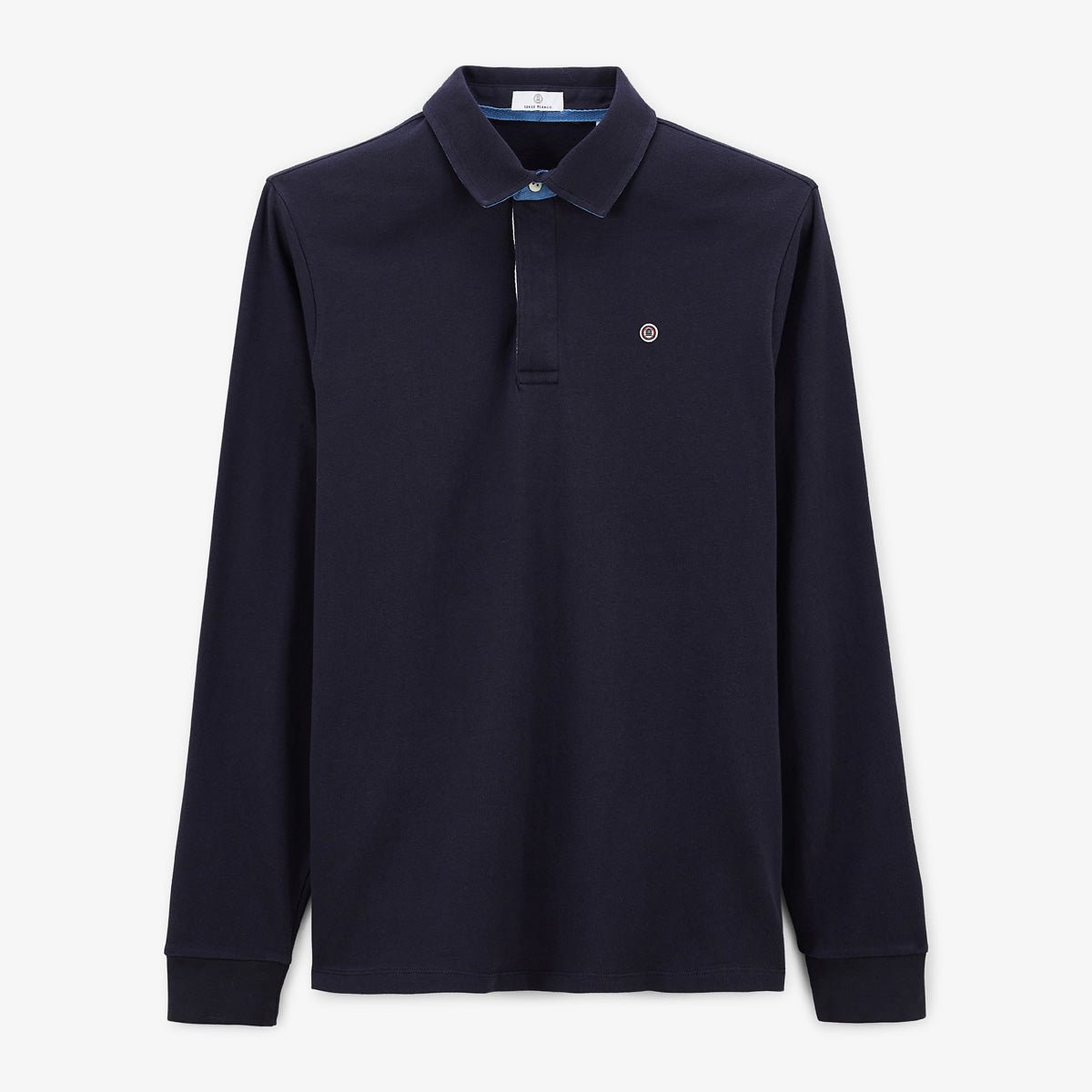 Long-sleeved rugby polo SERGE BLANCO Blue