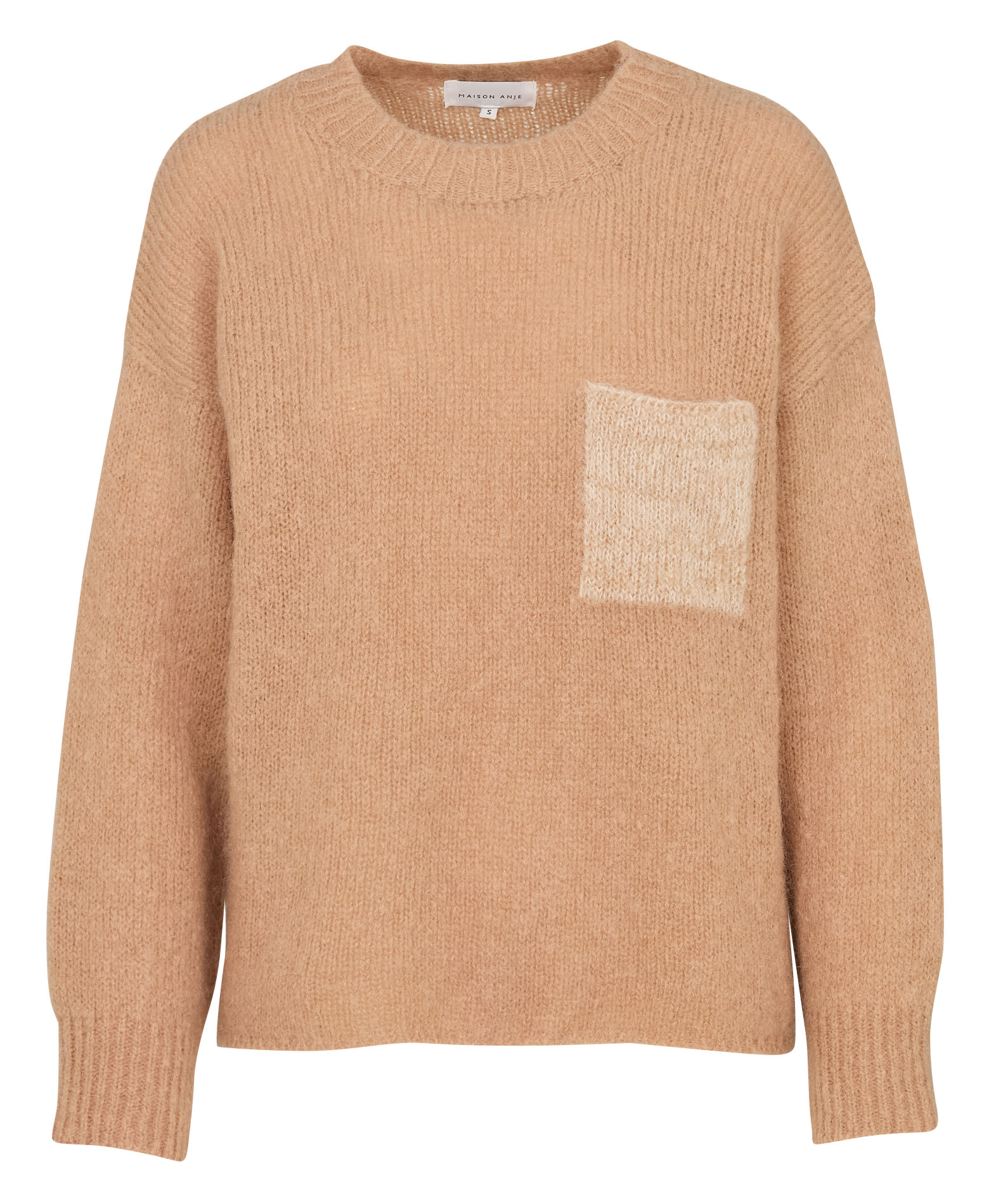 Alpaca wool sweater MAISON ANJE Brown