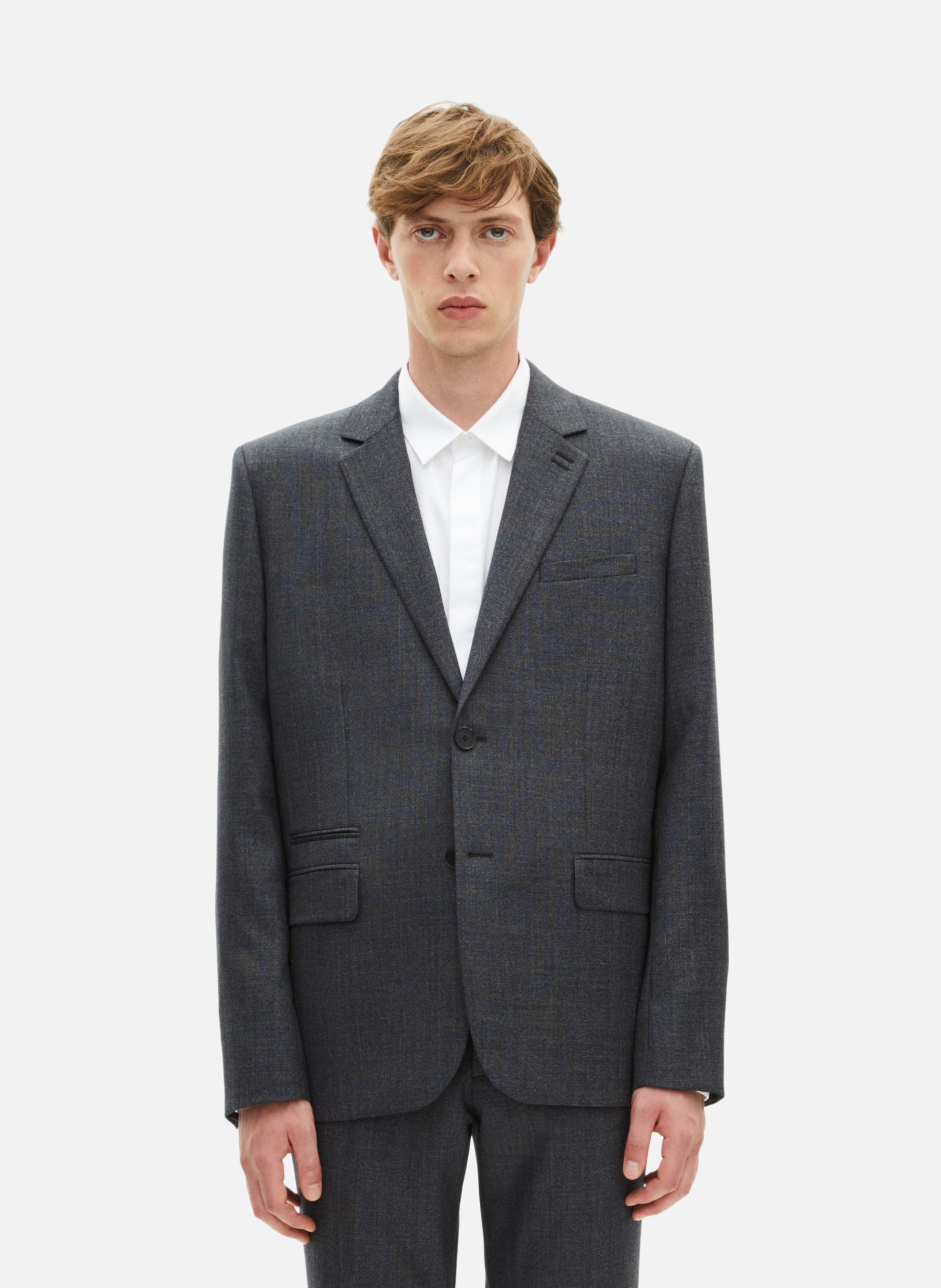 Low-cut loose-fit dress THE KOOPLES Grey