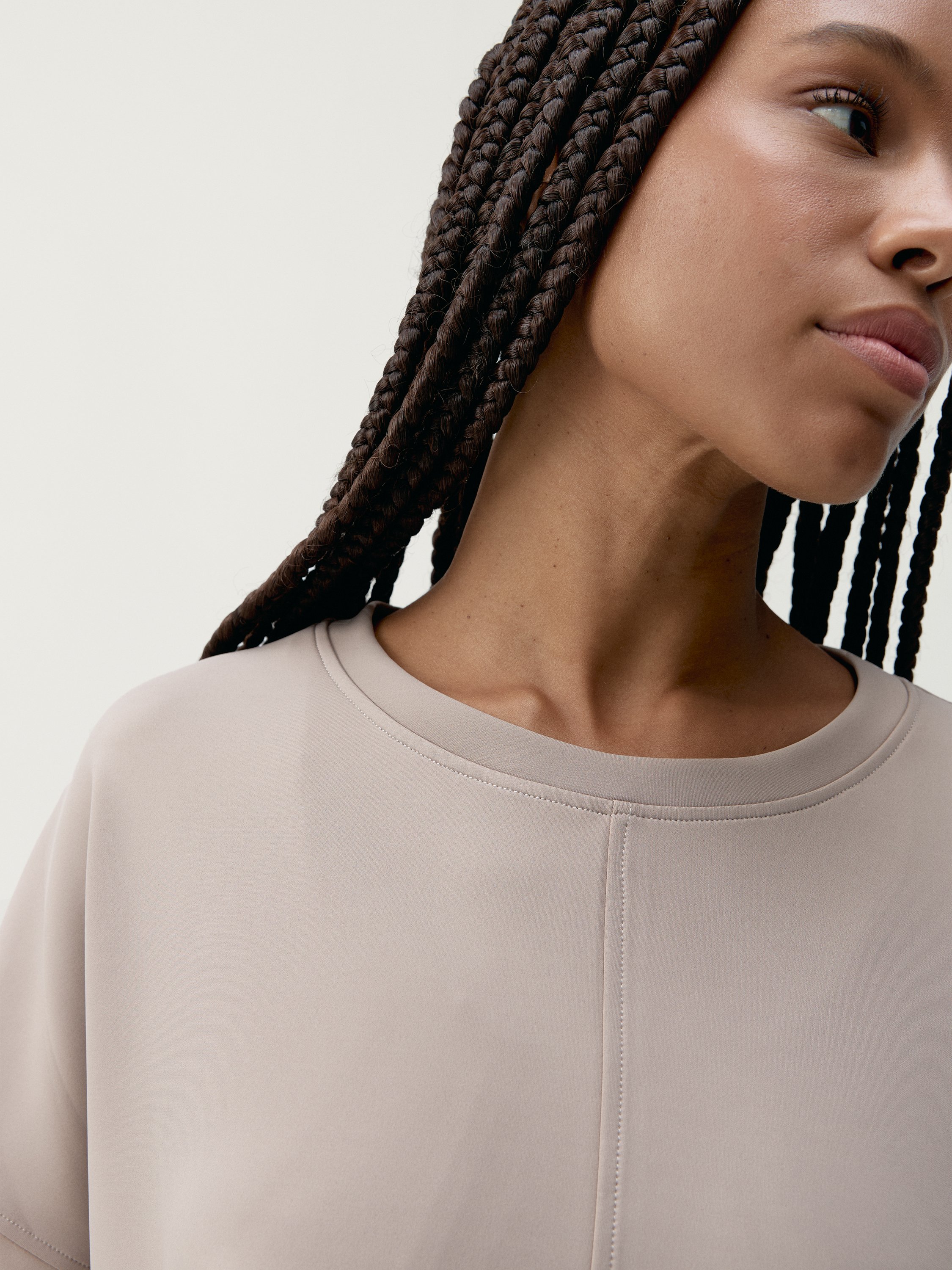 Soft touch INIYA sweatshirt BORN LIVING YOGA Brown