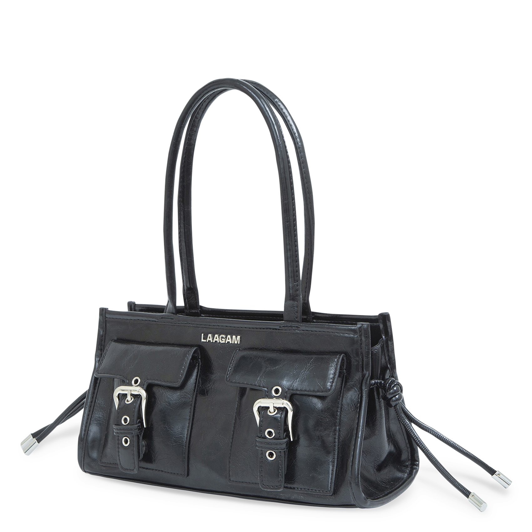 Multi-pocket shoulder bag LAAGAM Black