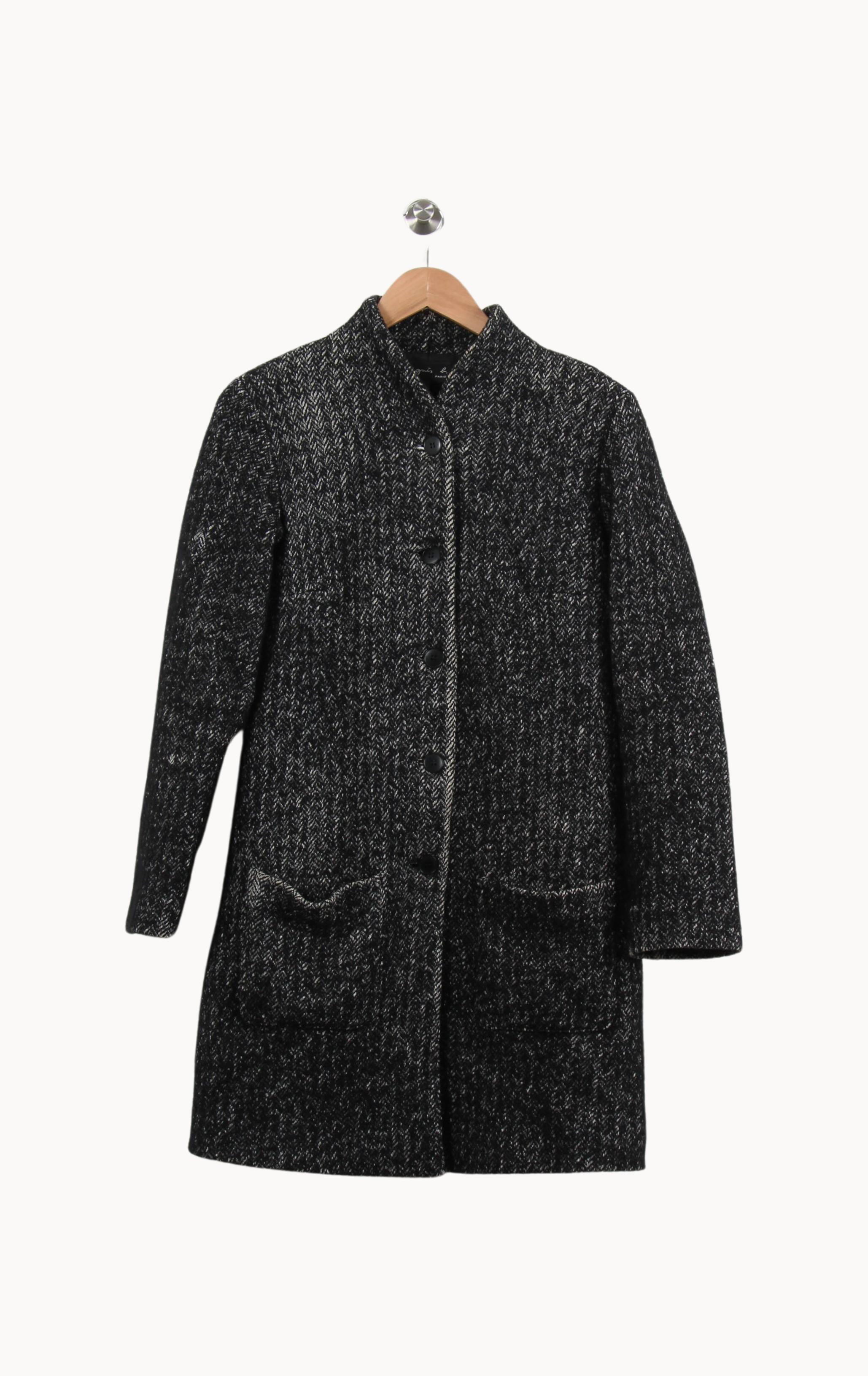 Long coat AGNES B. - Seconde Main Black