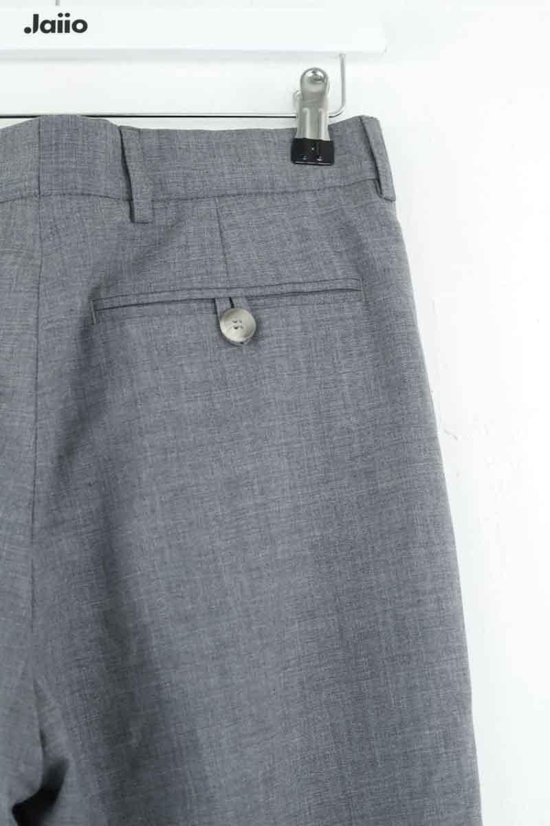 Bandol straight woollen trousers AGNES B. - Seconde Main Grey