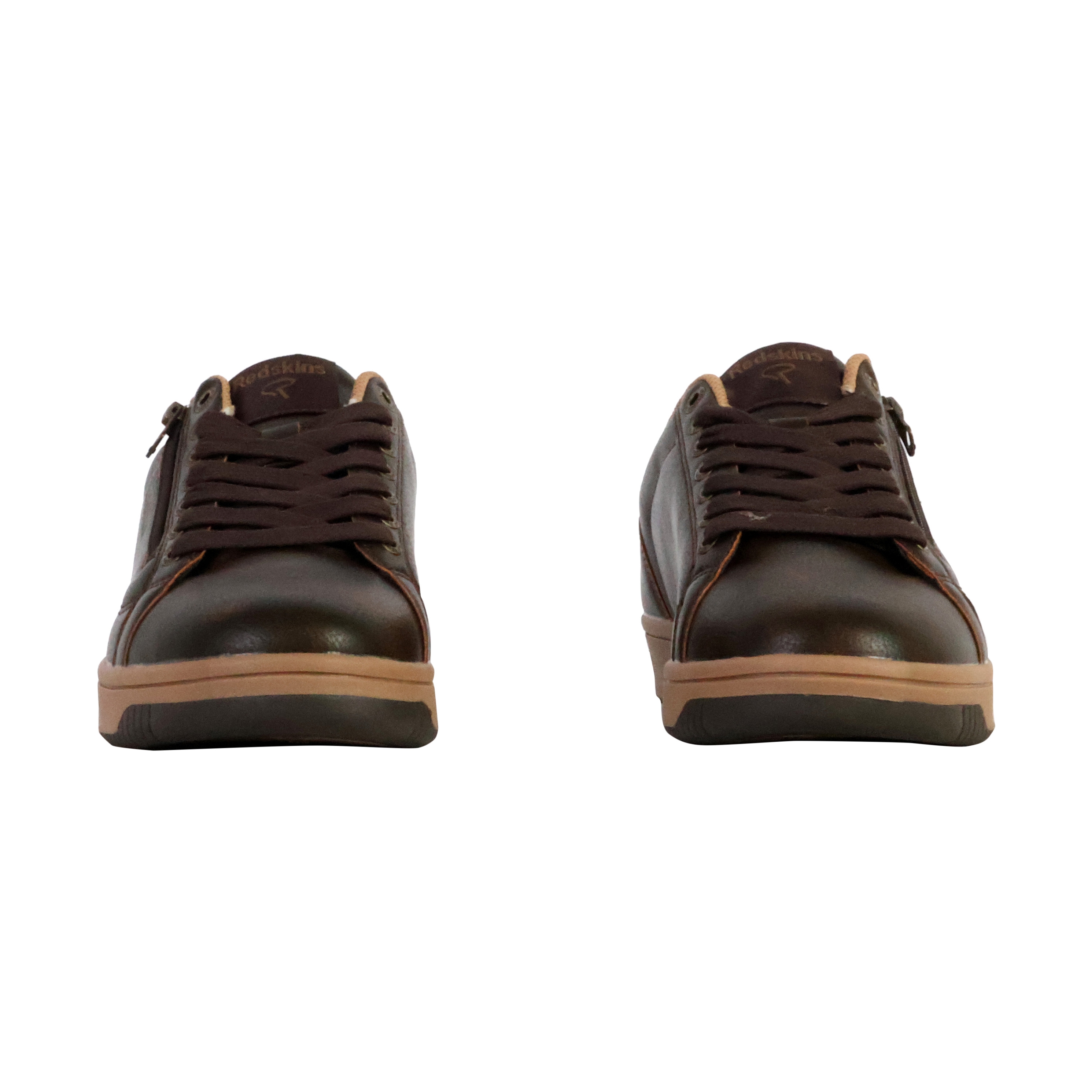 Lace-up and zip-up basket sneakers REDSKINS Brown
