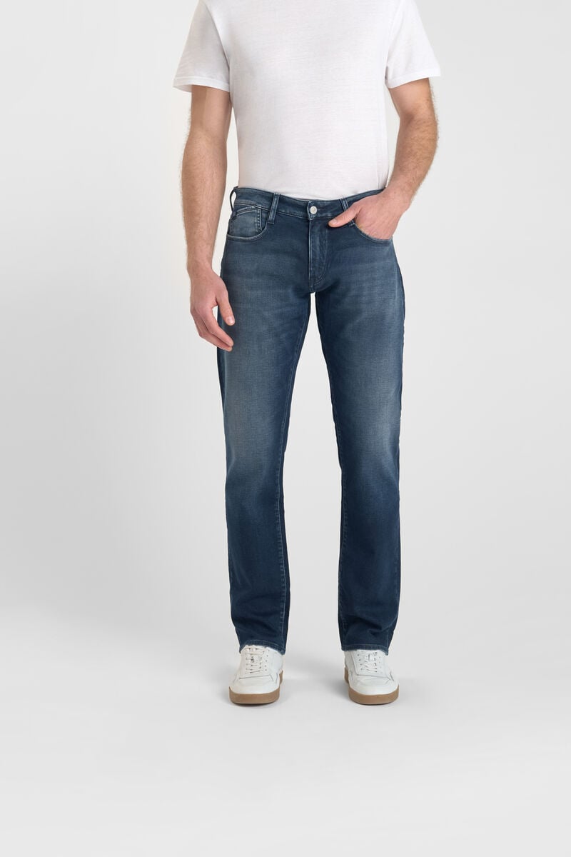 Straight jogger jeans 800/12 regular, length 34 LE TEMPS DES CERISES Blue