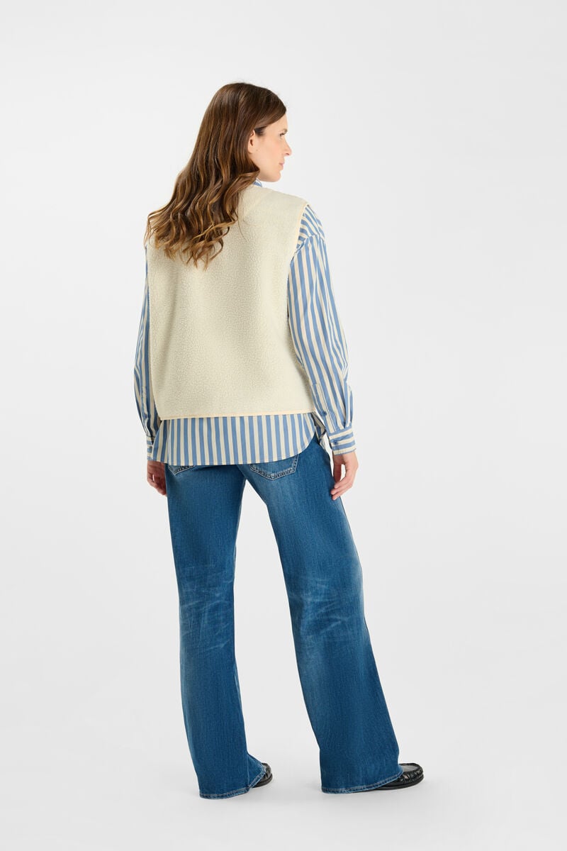 Veste sans manches LE TEMPS DES CERISES Bleu