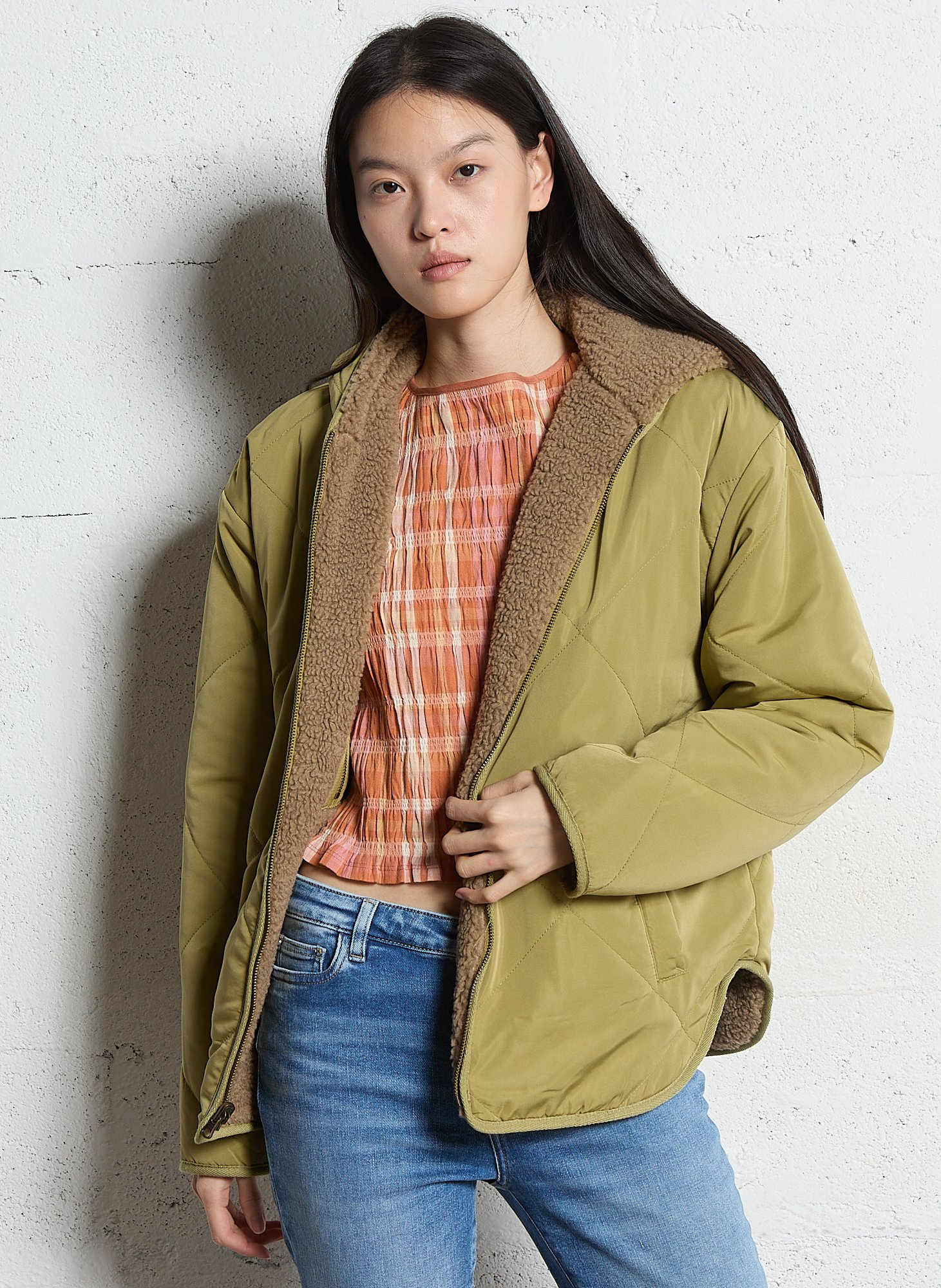 Veste matelassée à capuche BILLABONG Vert