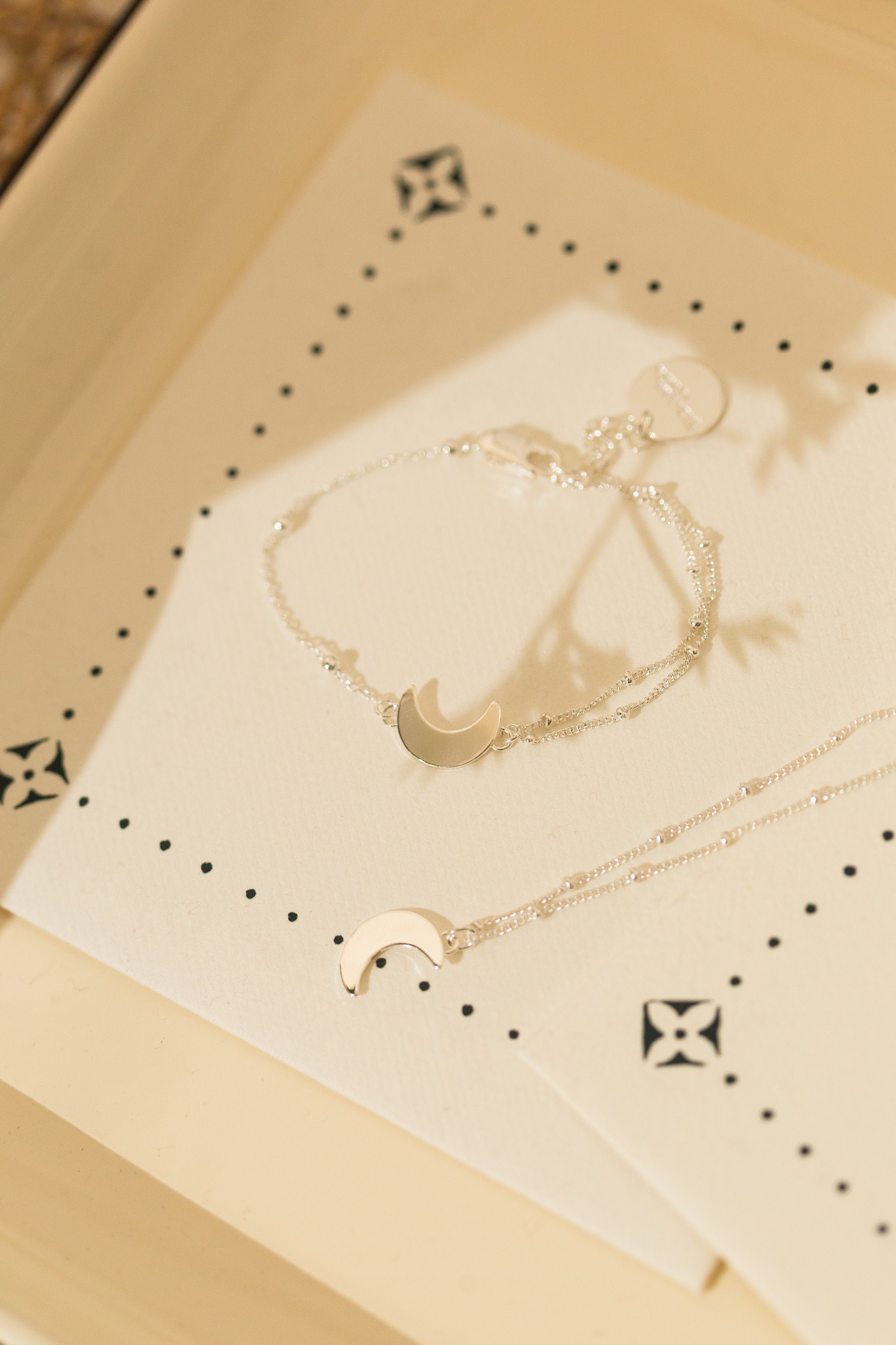 Silver-plated moon bracelet MONSIEUR SIMONE Silver