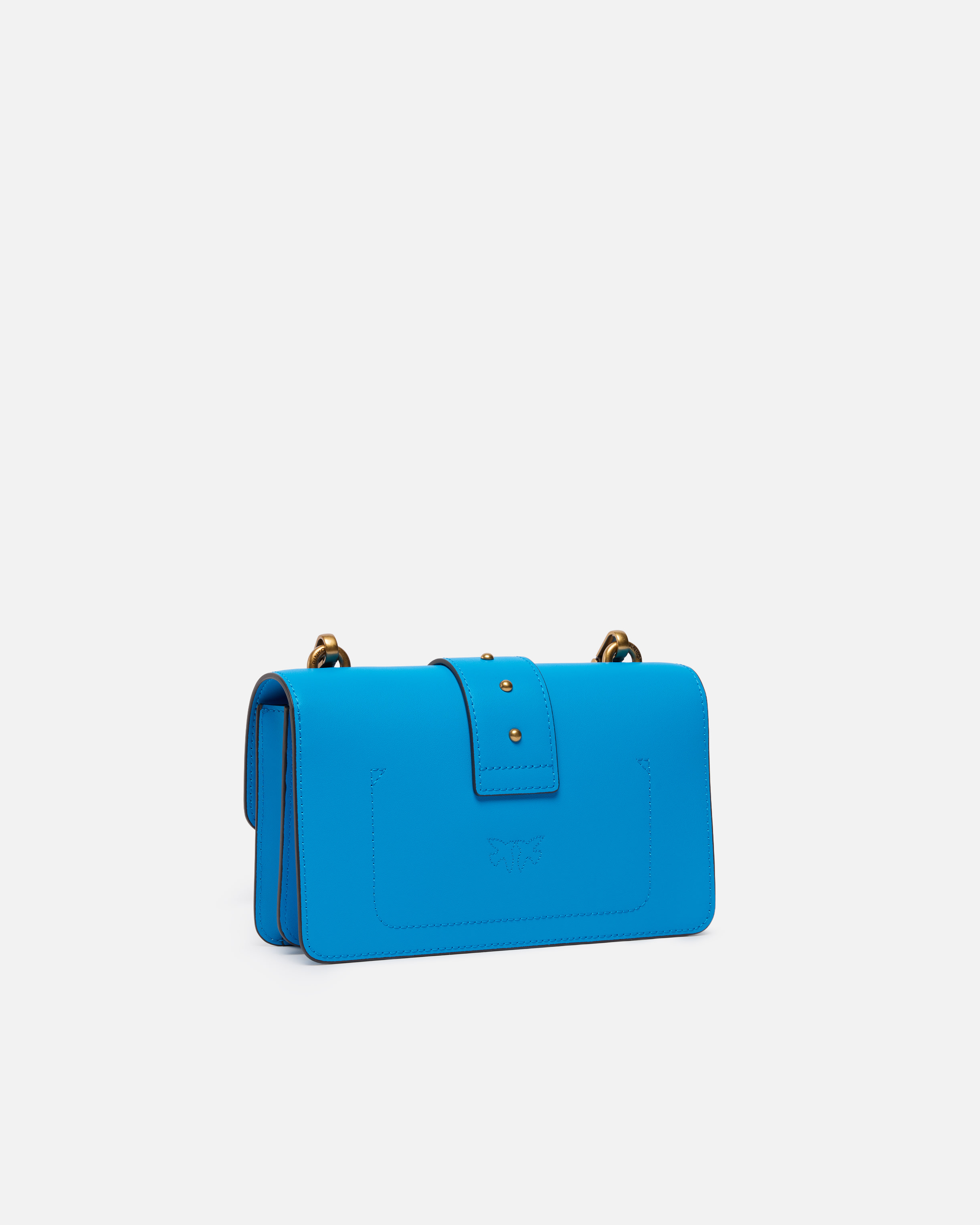 Small Love Bag One leather crossbody bag PINKO Multicolored