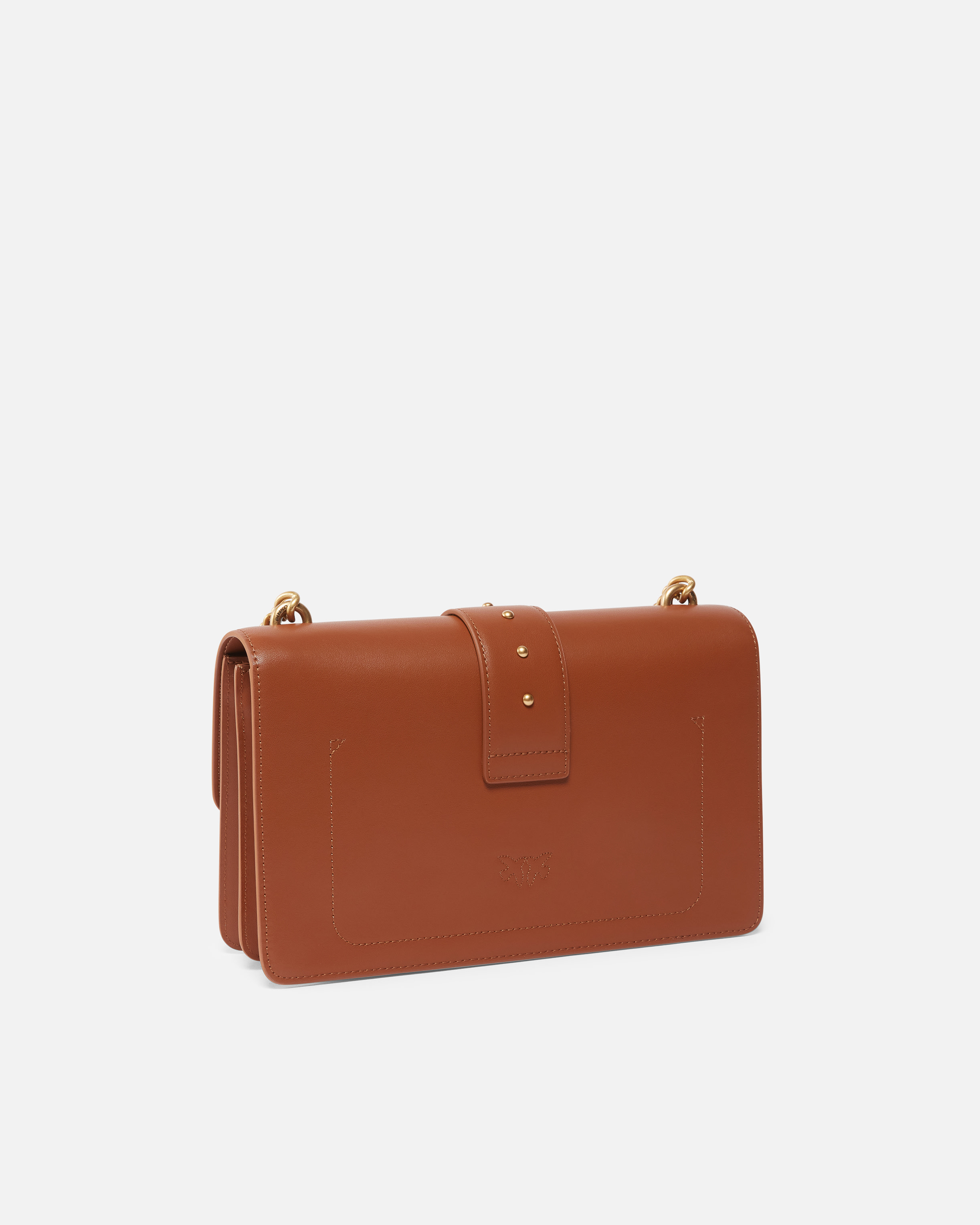 Classic love bag one simply PINKO Marron