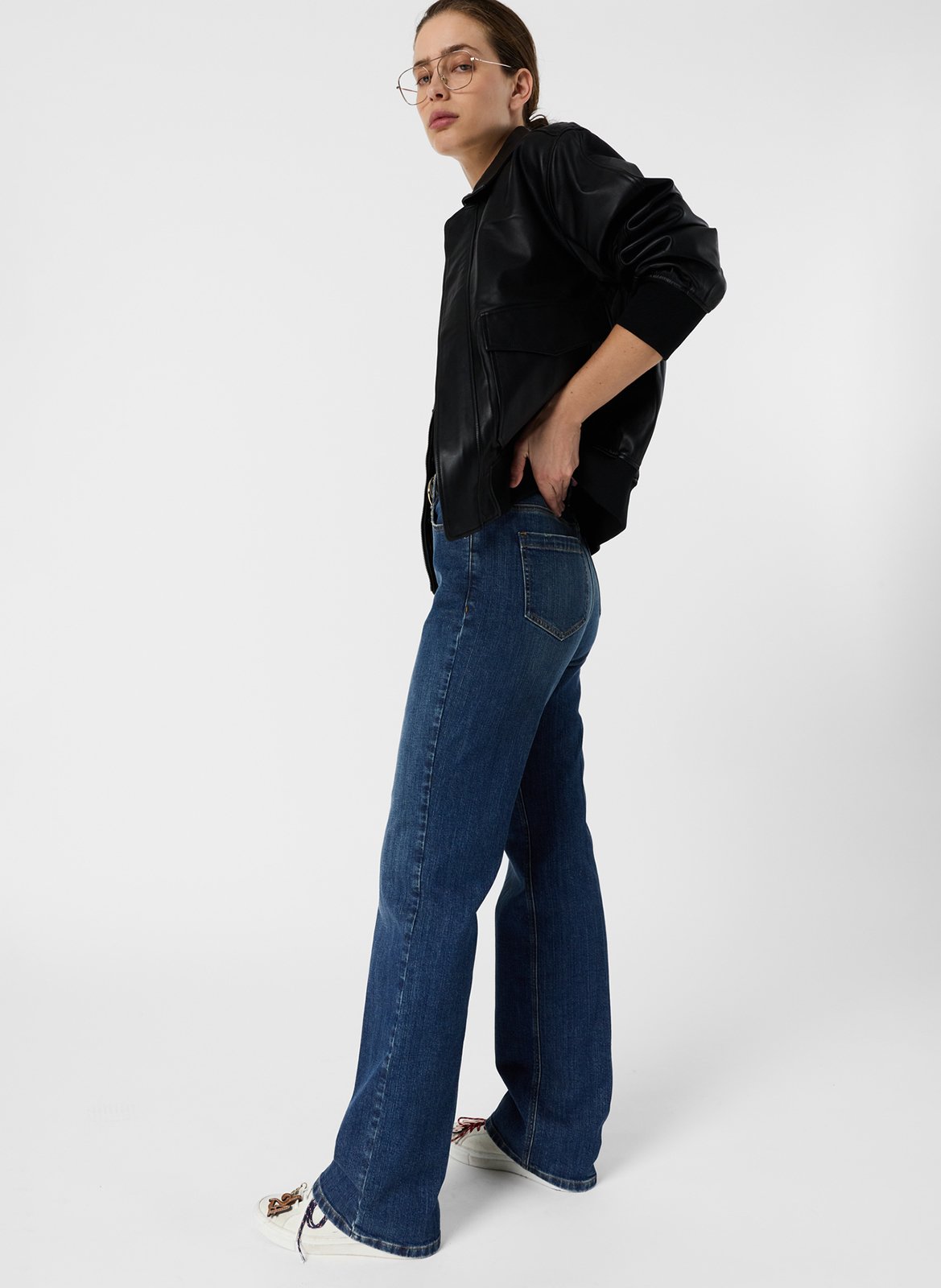 Jean taille haute droit uni GERARD DAREL Blau