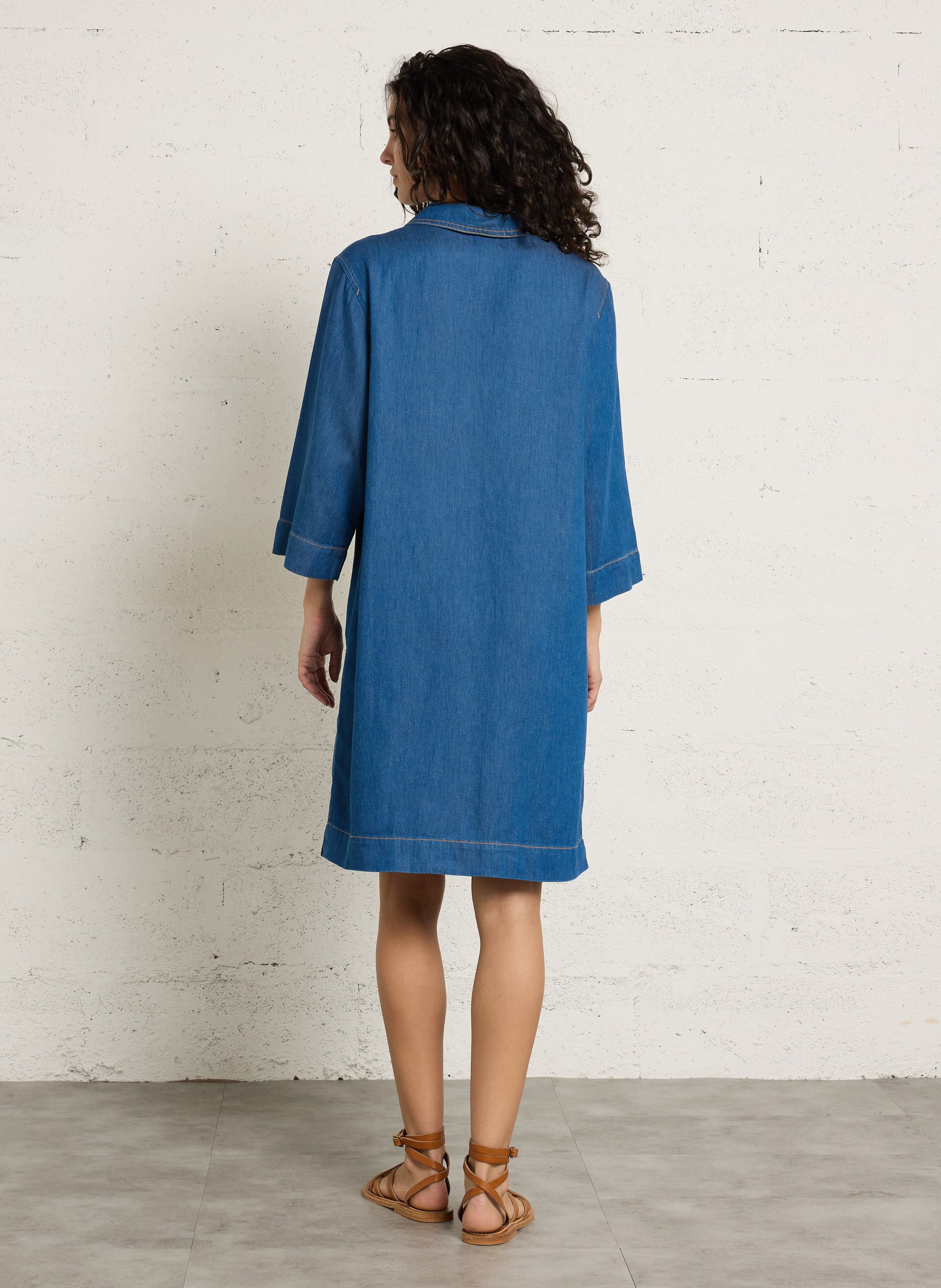 Robe courte col classique ARMOR LUX Blue