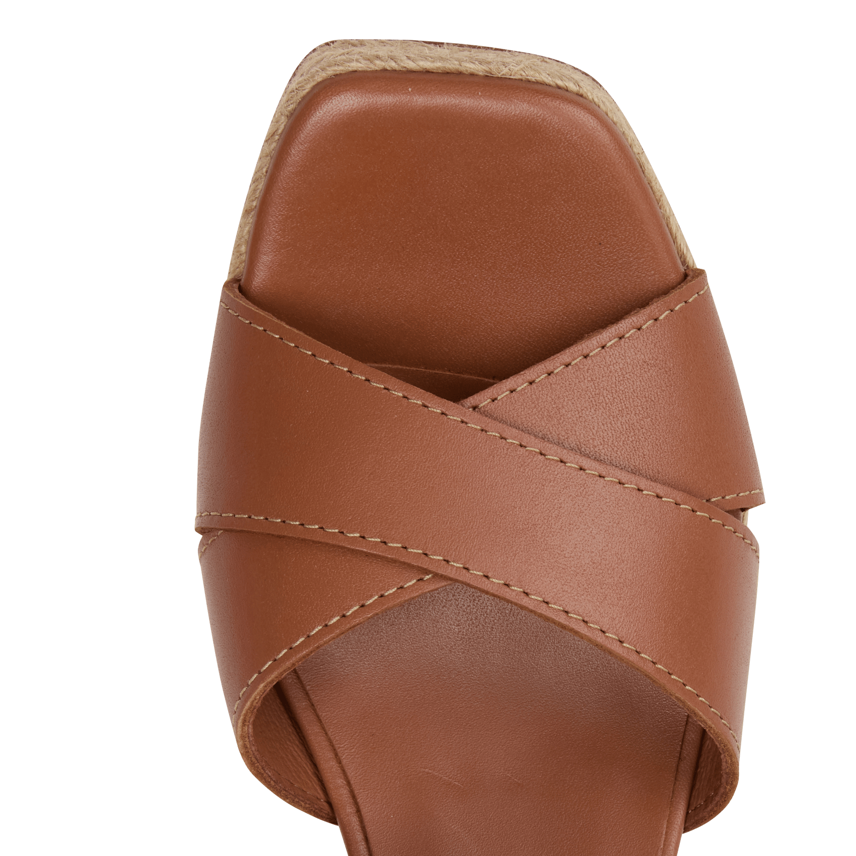 Fabia leather wedge sandals JB MARTIN Brown