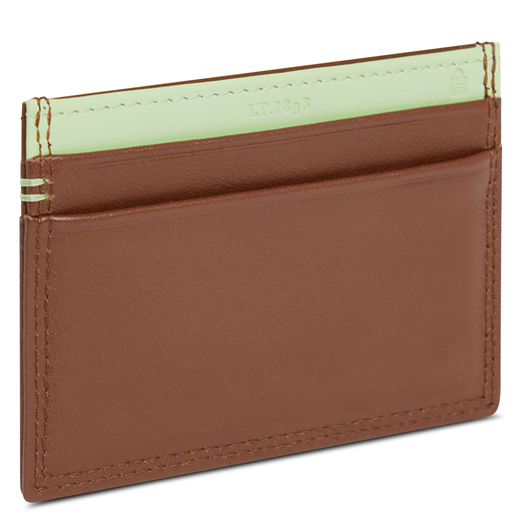 Porte-cartes en cuir LE TANNEUR Marron