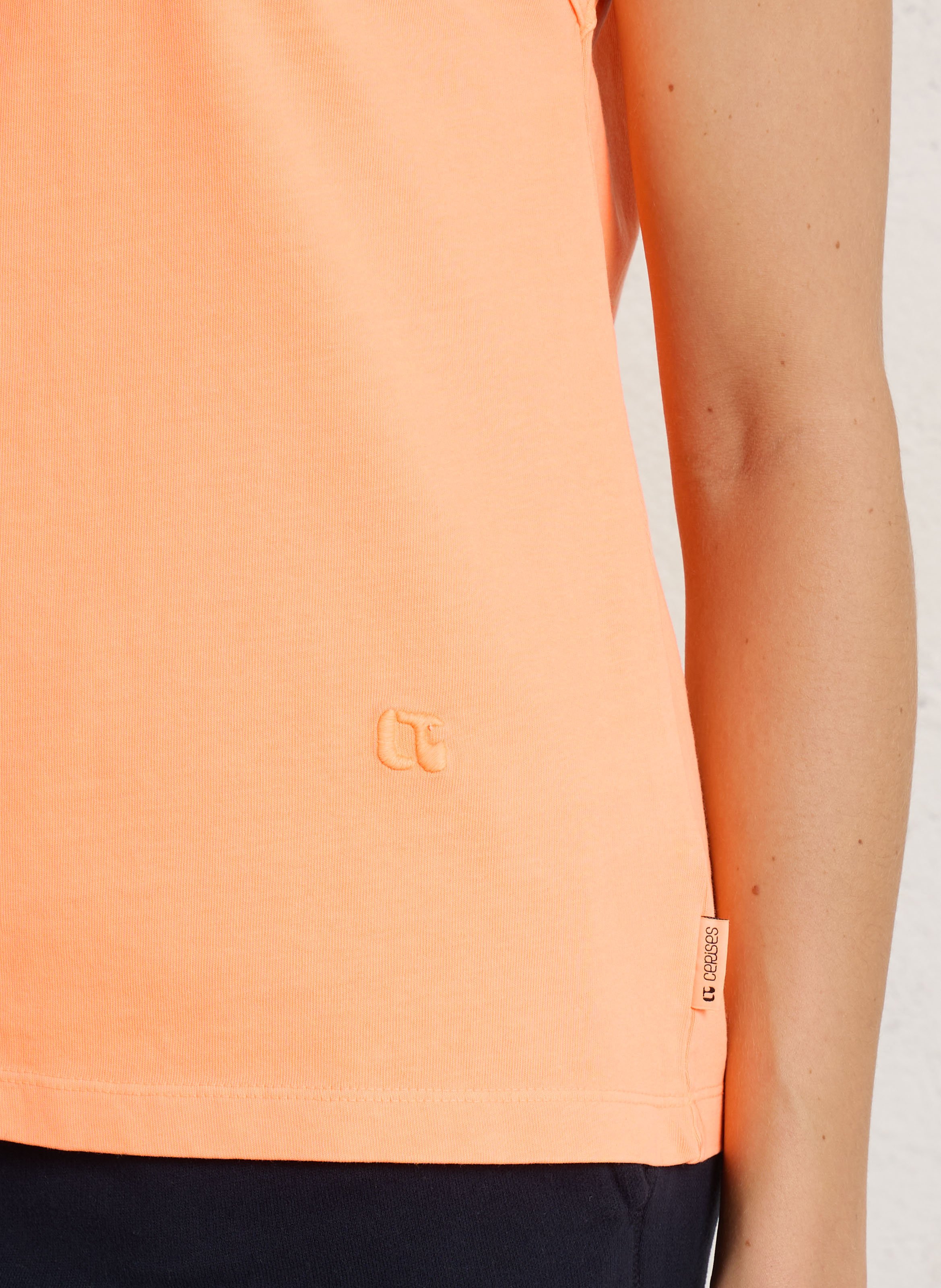 Loose cotton tank top LE TEMPS DES CERISES Orange