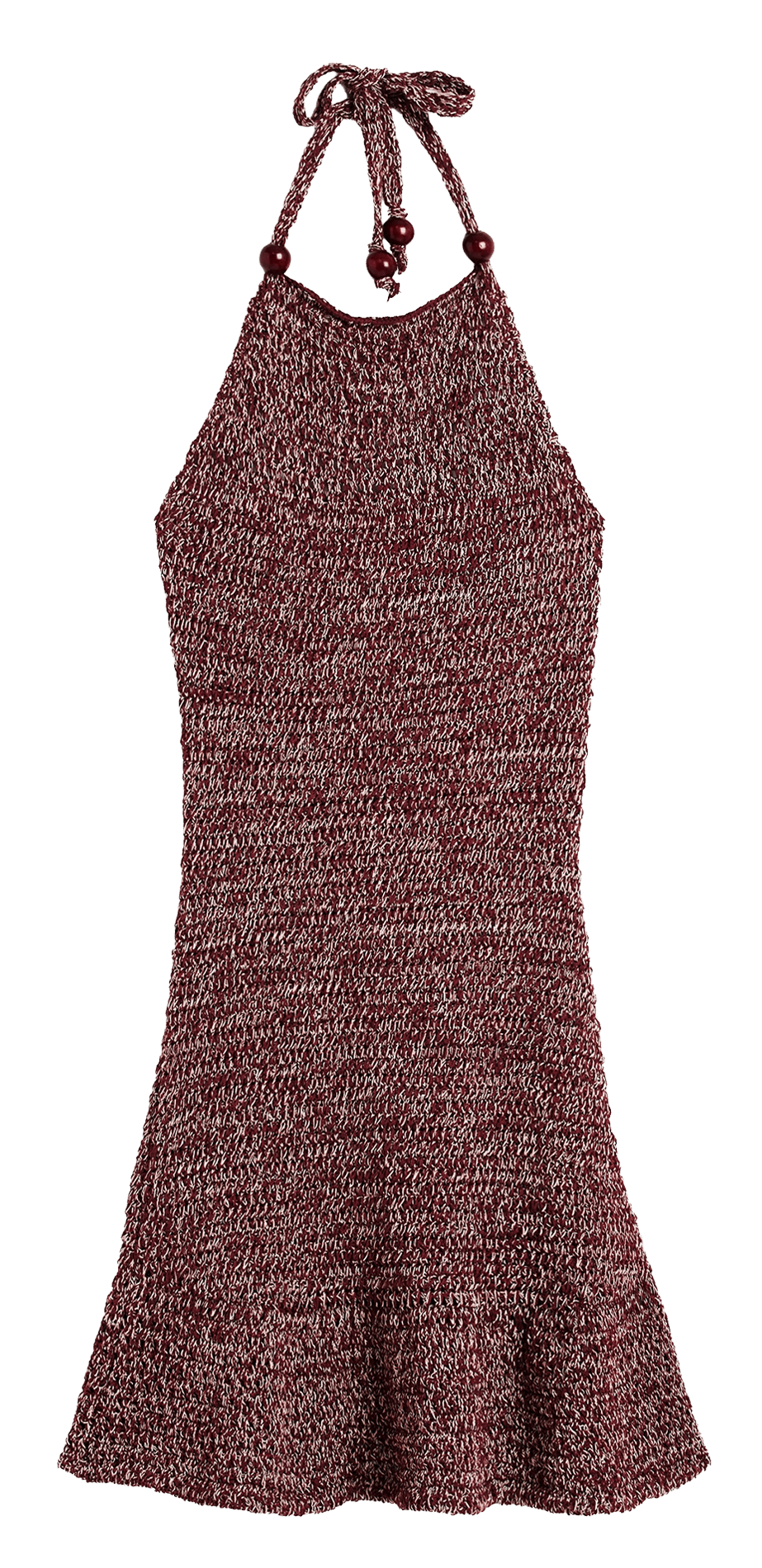 Korte jurk met ronde hals DESIGUAL Bruin