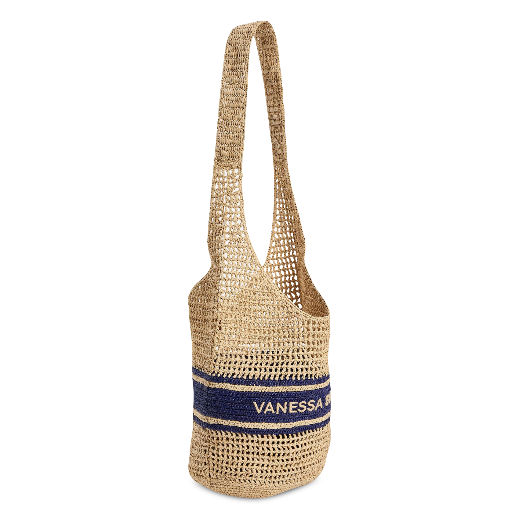 Sac en raphia tressé VANESSA BRUNO Blue