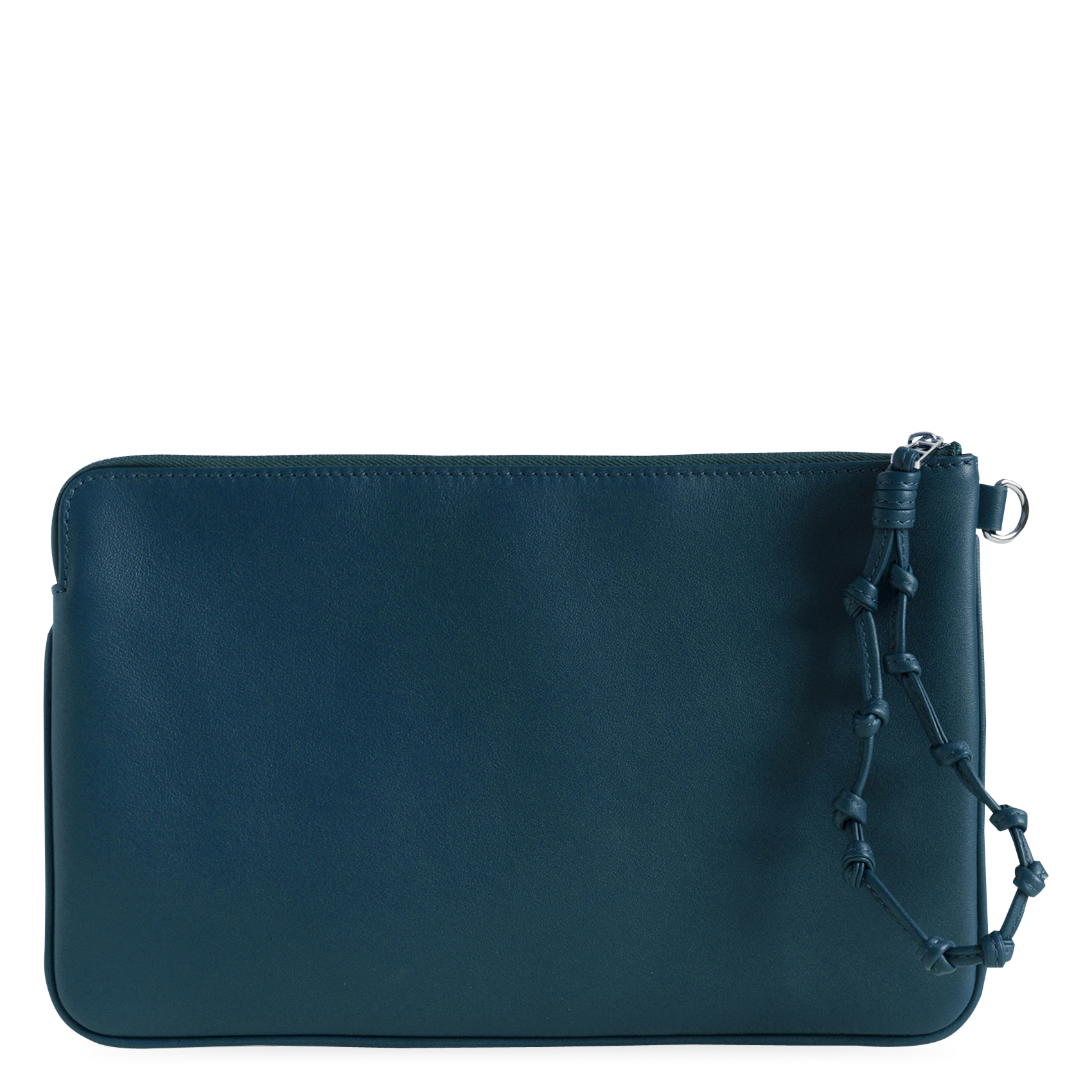 Brede leren riem met studs ZADIG&VOLTAIRE Blauw