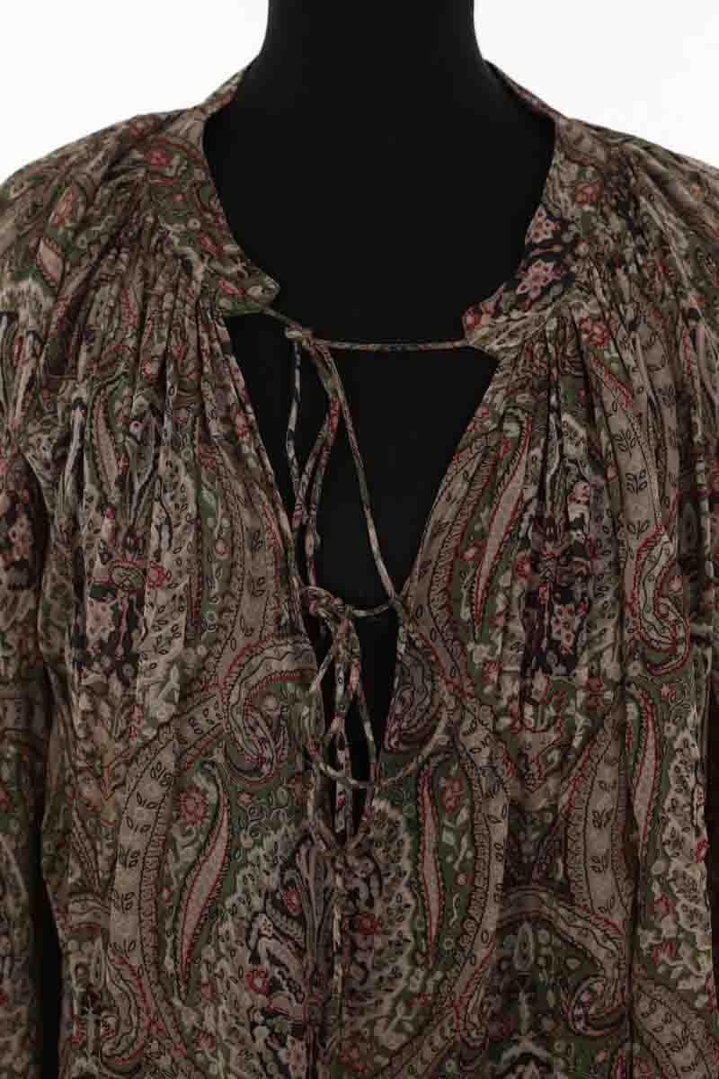 Blouse LAURENCE BRAS - Seconde Main Khaki