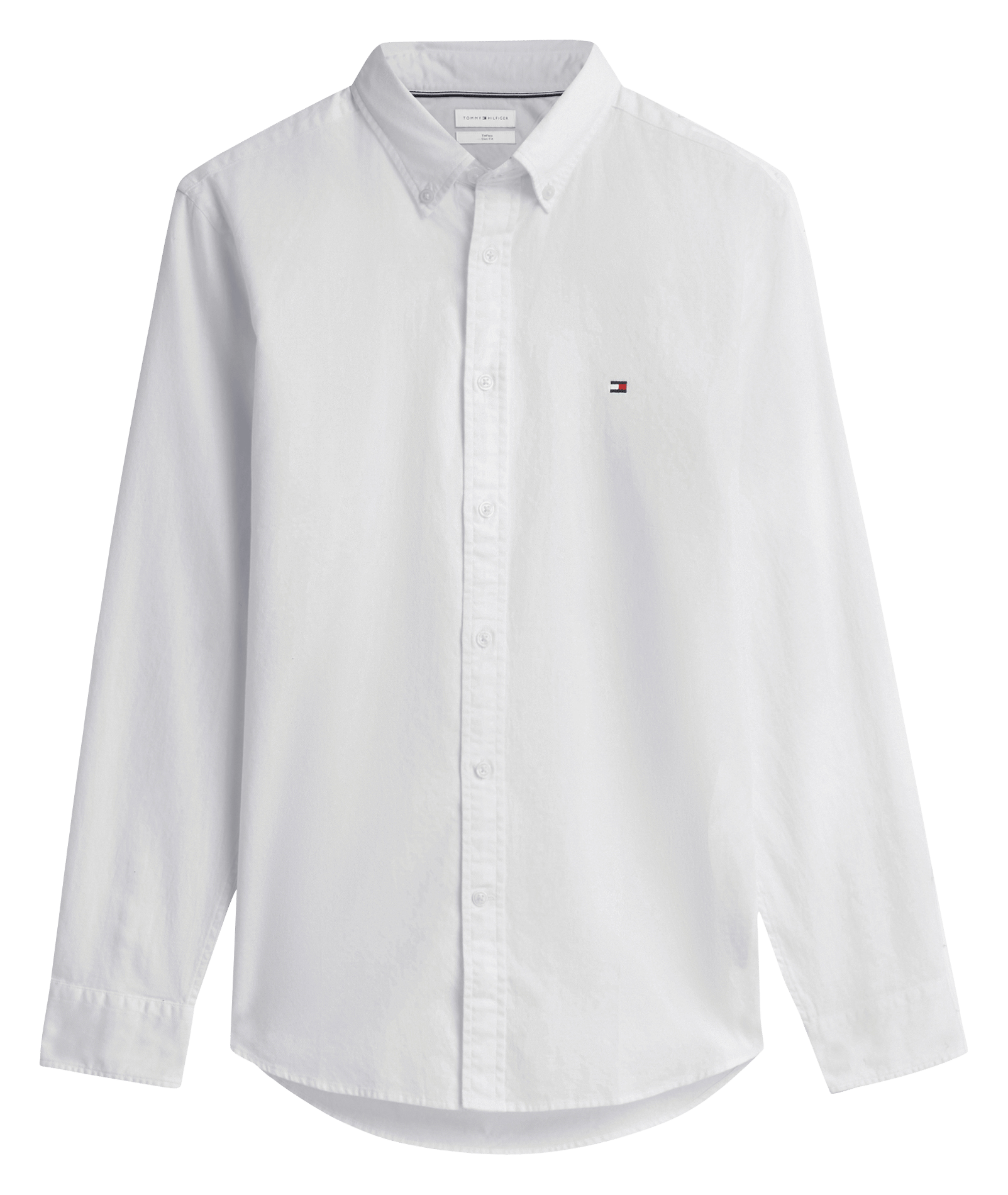 Fitted cotton shirt | White TOMMY HILFIGER Men