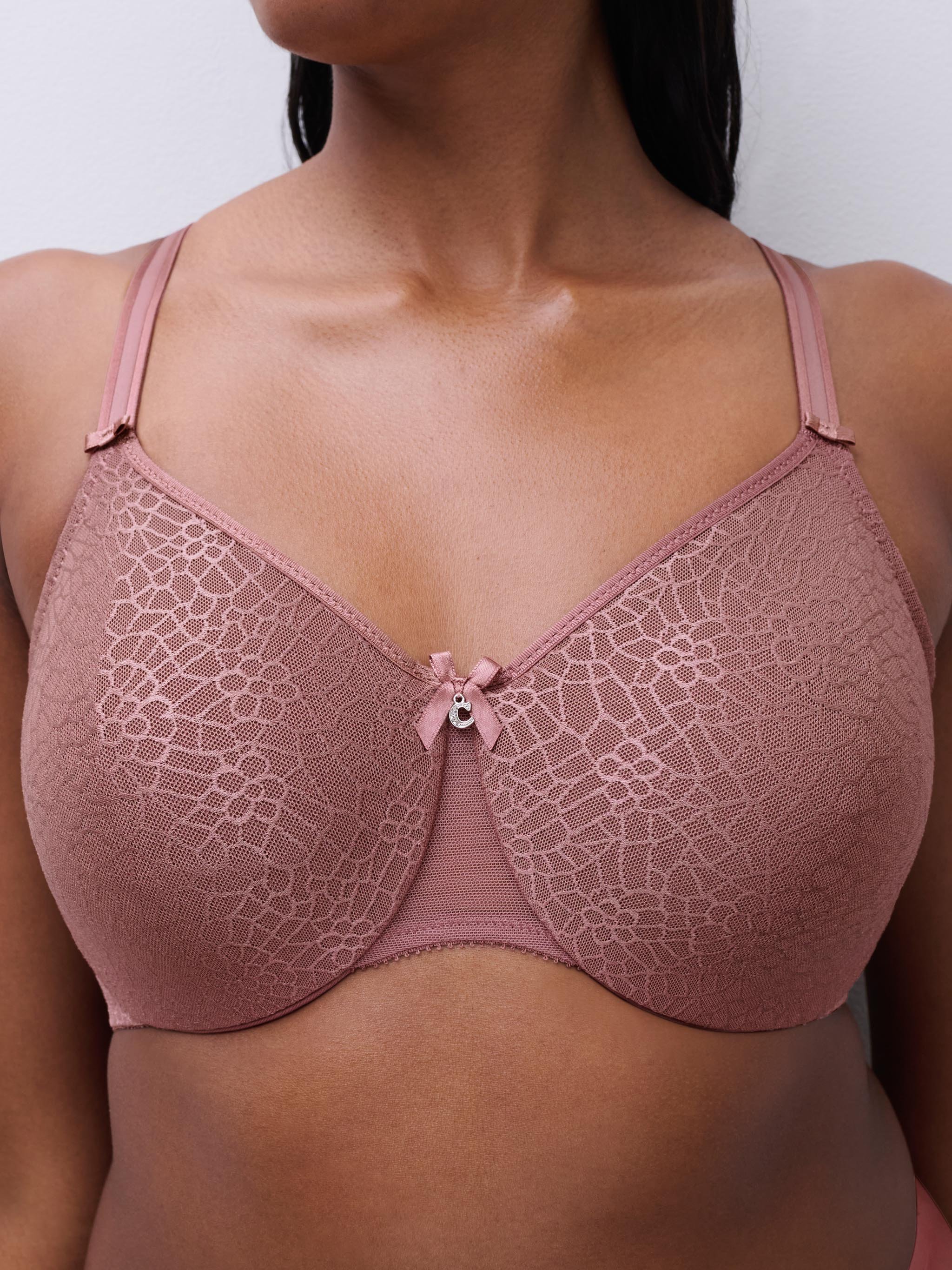 Moulded full-cup bra CHANTELLE Brown