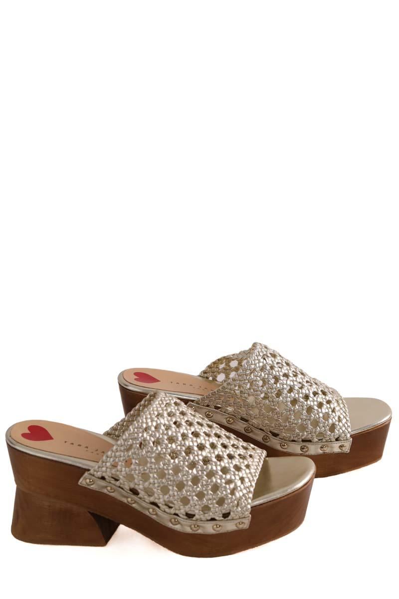 Clogs TARA JARMON - Seconde Main Golden