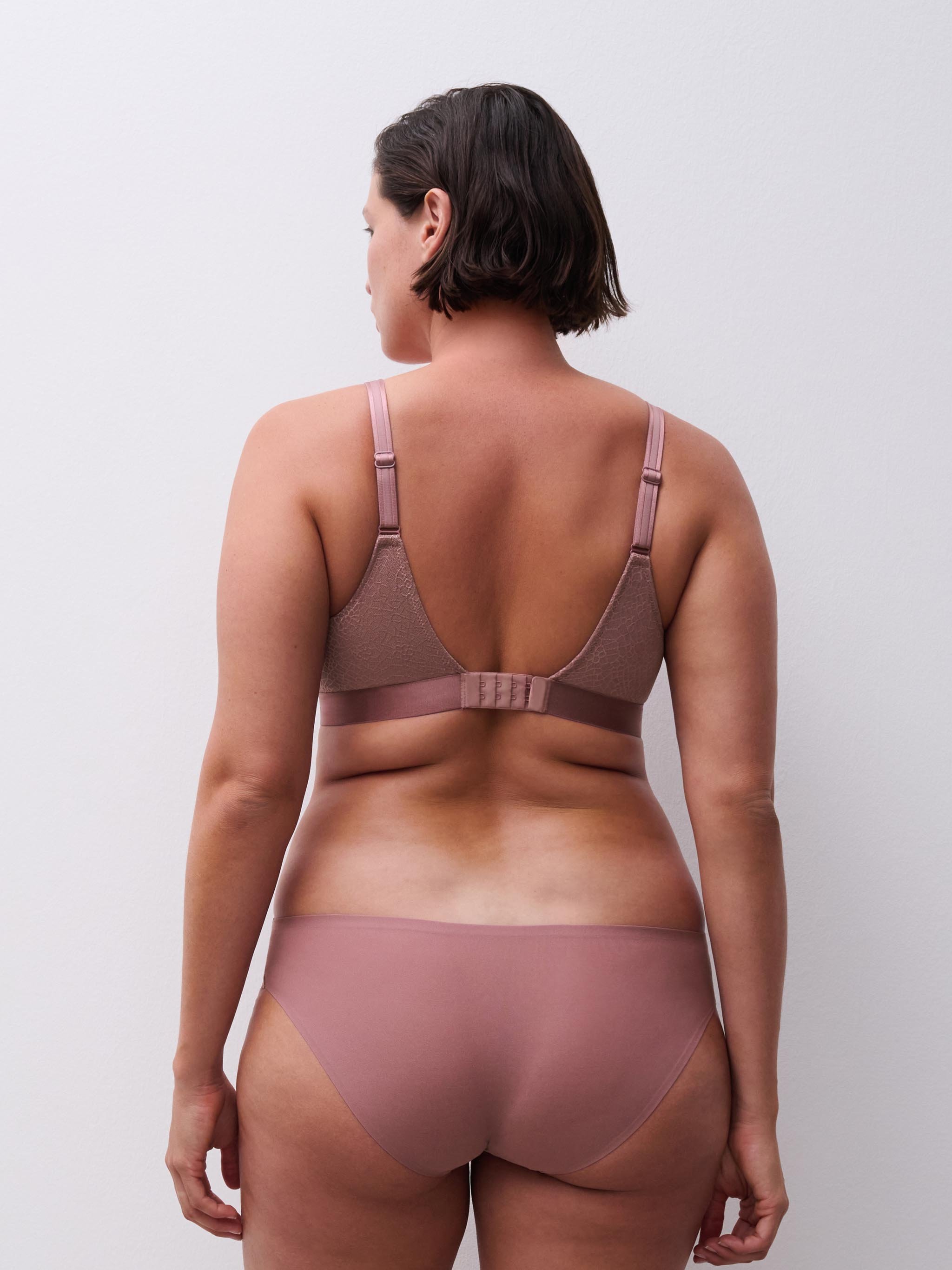 Non-wired support bra CHANTELLE Brown