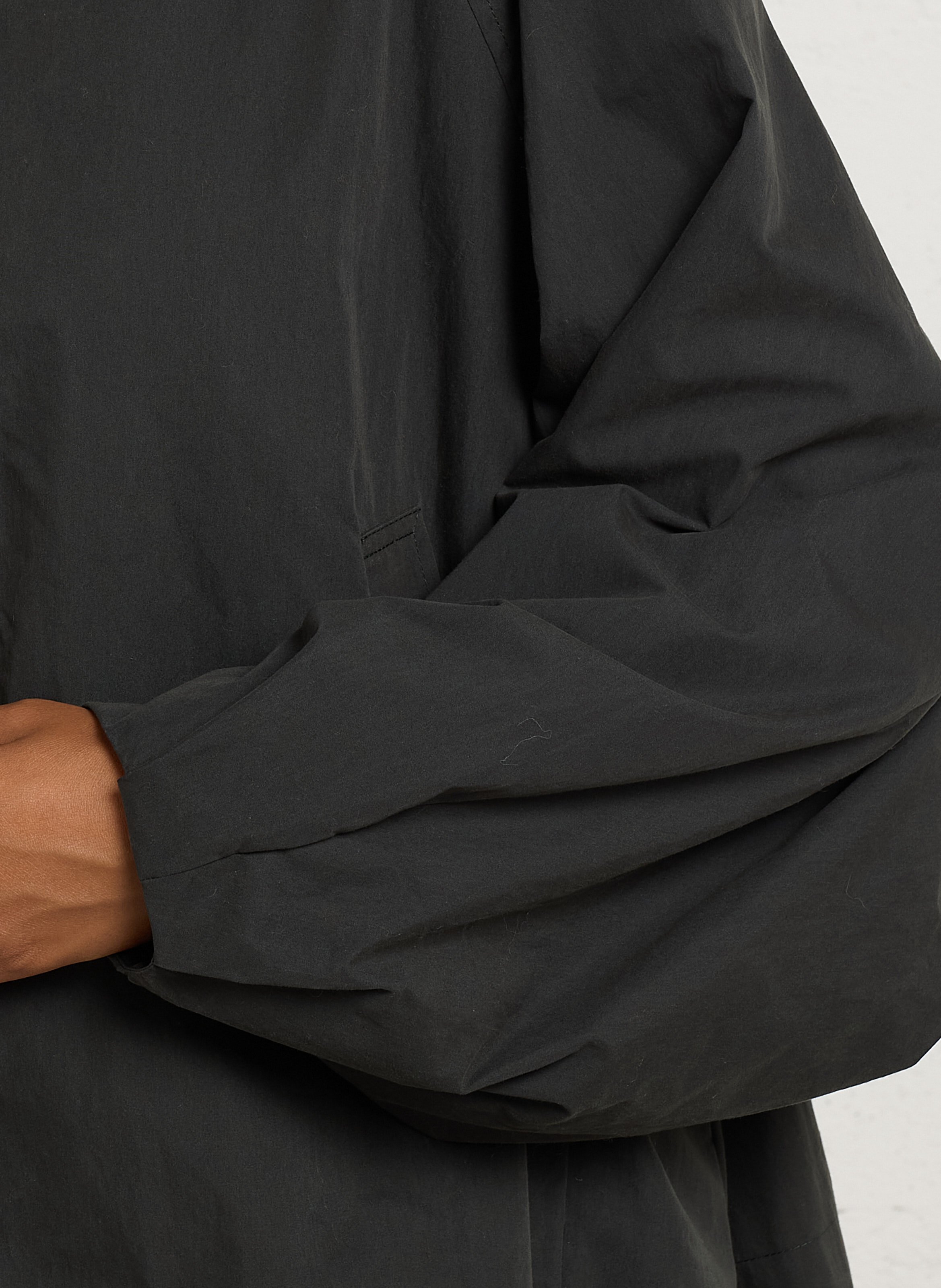 Baumwoll-Mix-Jacke mit klassischem Kragen BELLEROSE Schwarz