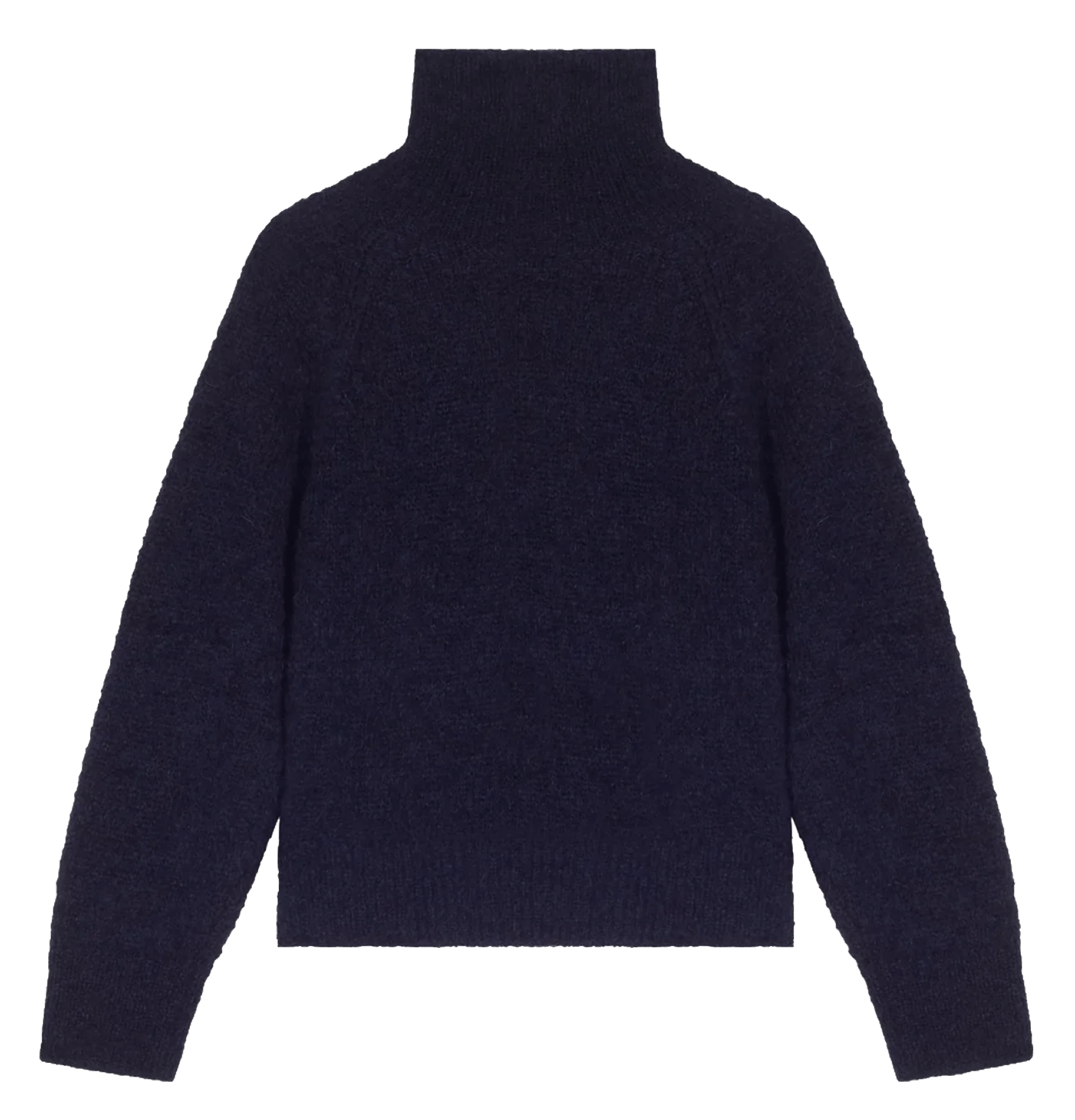 High-neck alpaca and wool blend sweater MASSCOB Blue