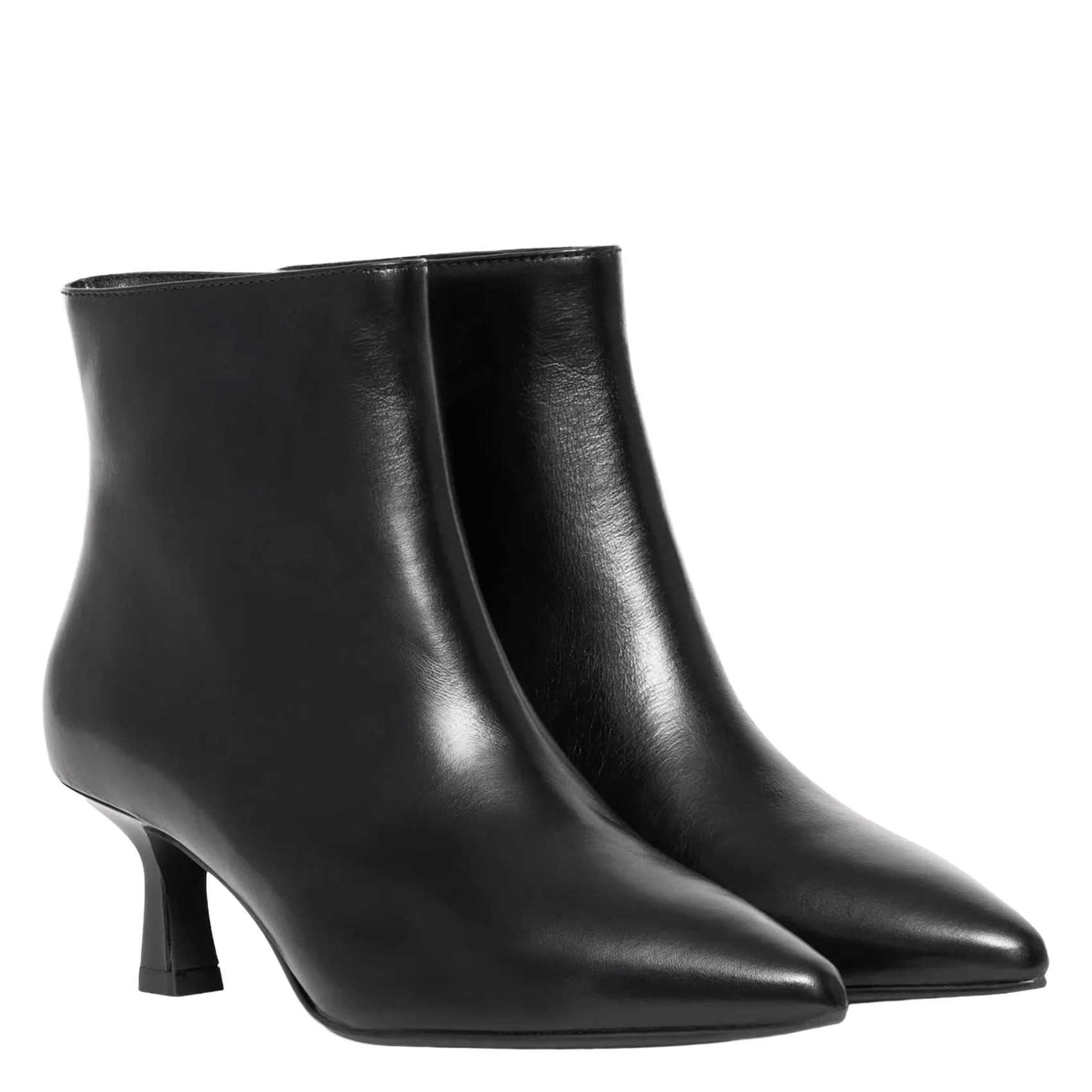 Leather ankle boots BOCAGE Black