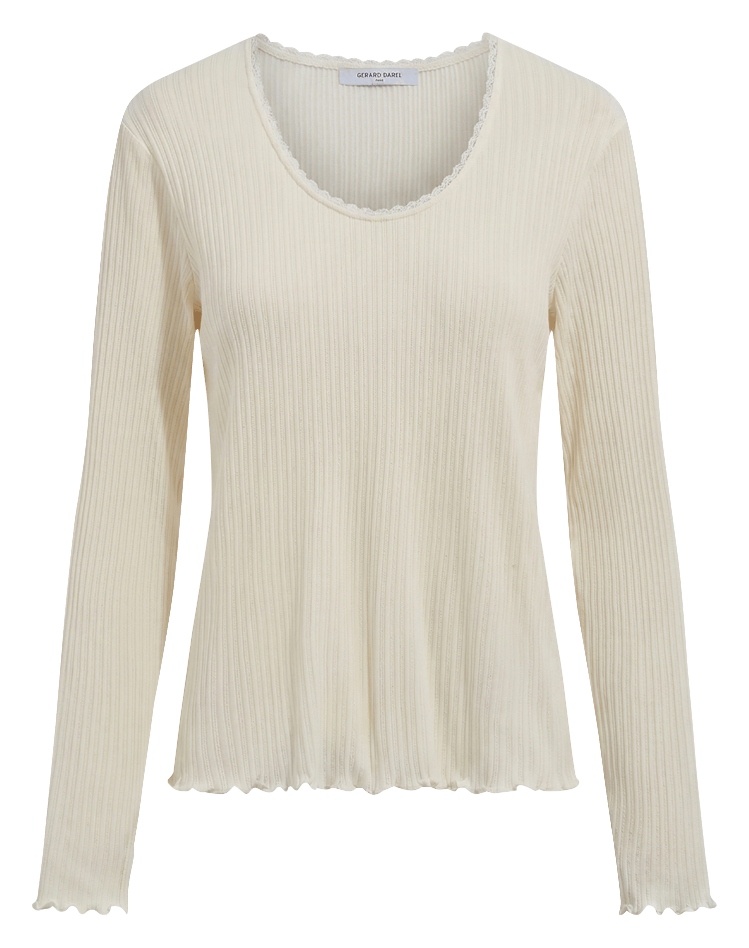 T-shirt met ronde hals - katoenblend GERARD DAREL