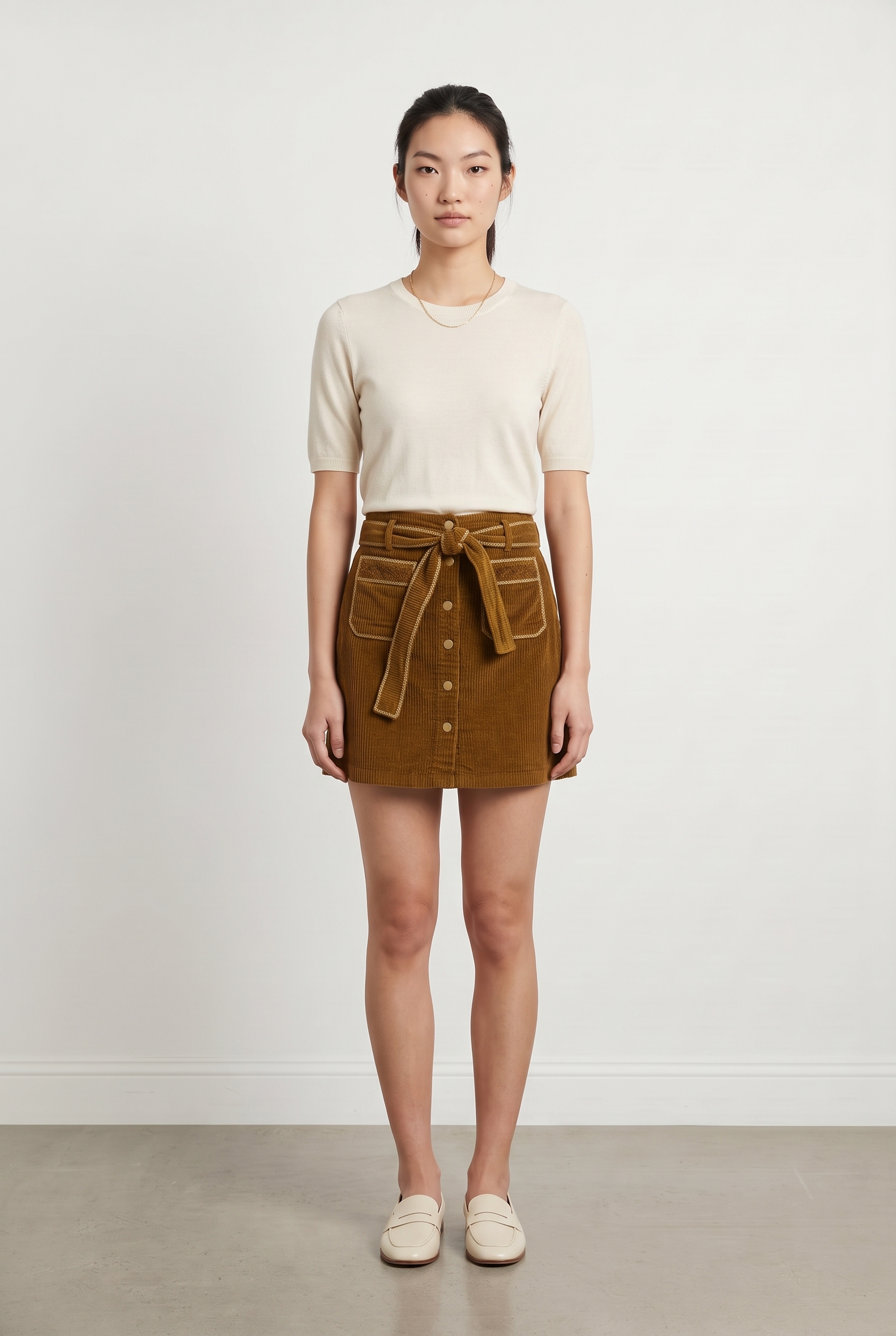 Short & midi skirt LOUISE MISHA - Seconde Main Brown