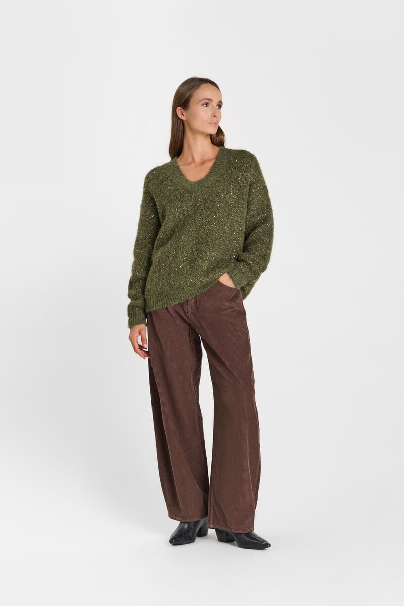 Sweater LE TEMPS DES CERISES Khaki