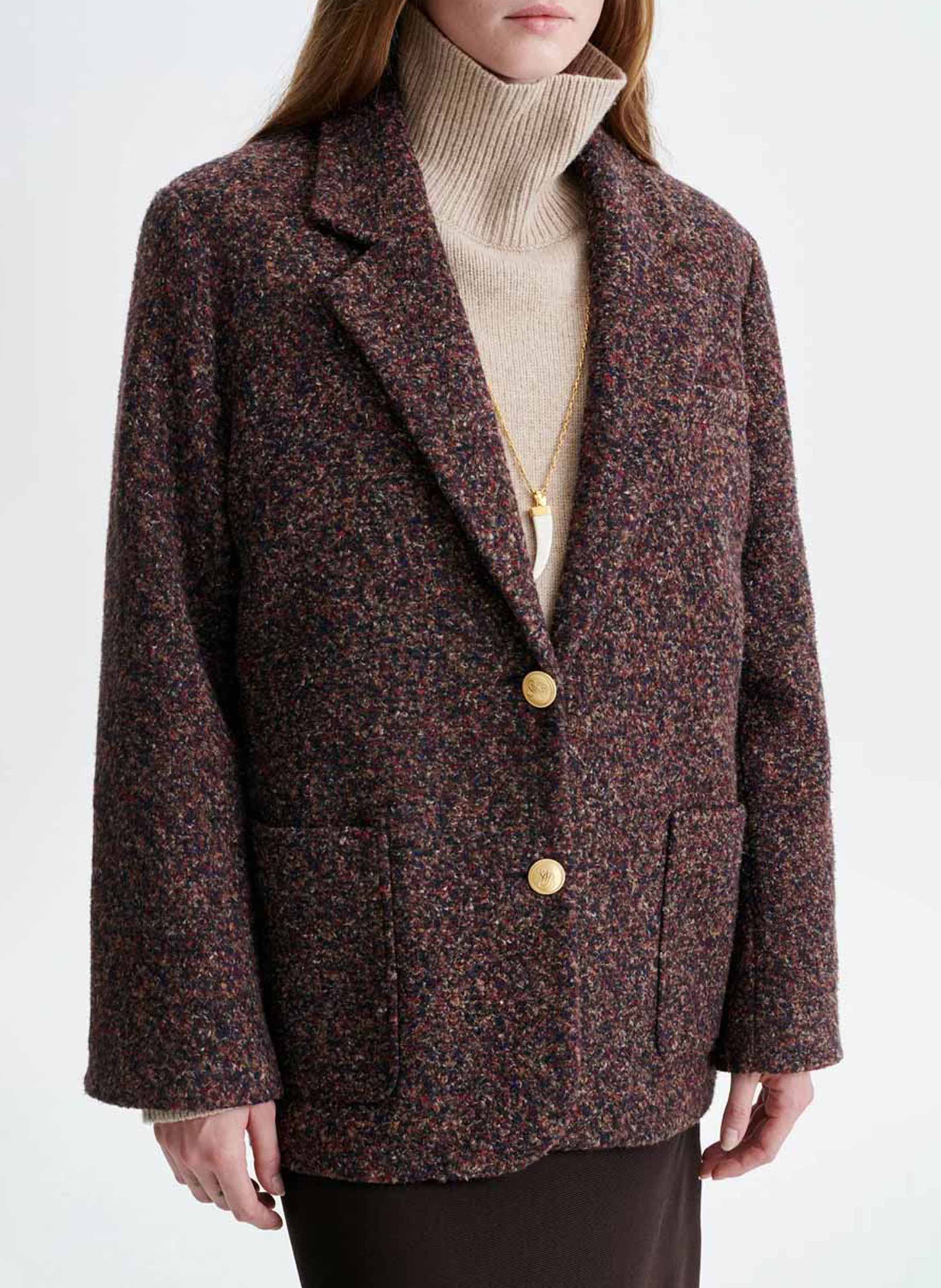 Veste ample col tailleur VANESSA BRUNO Rouge
