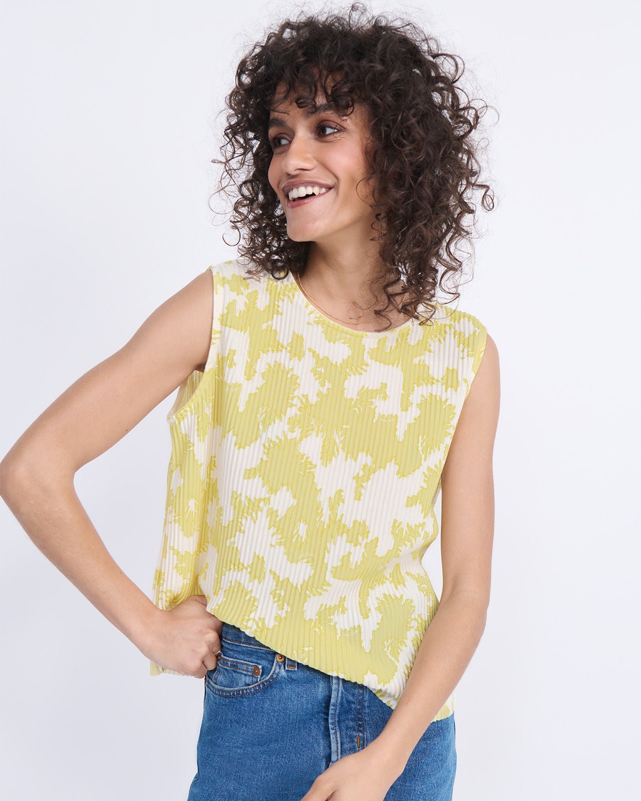 Floral print top EMOI EMOI Green