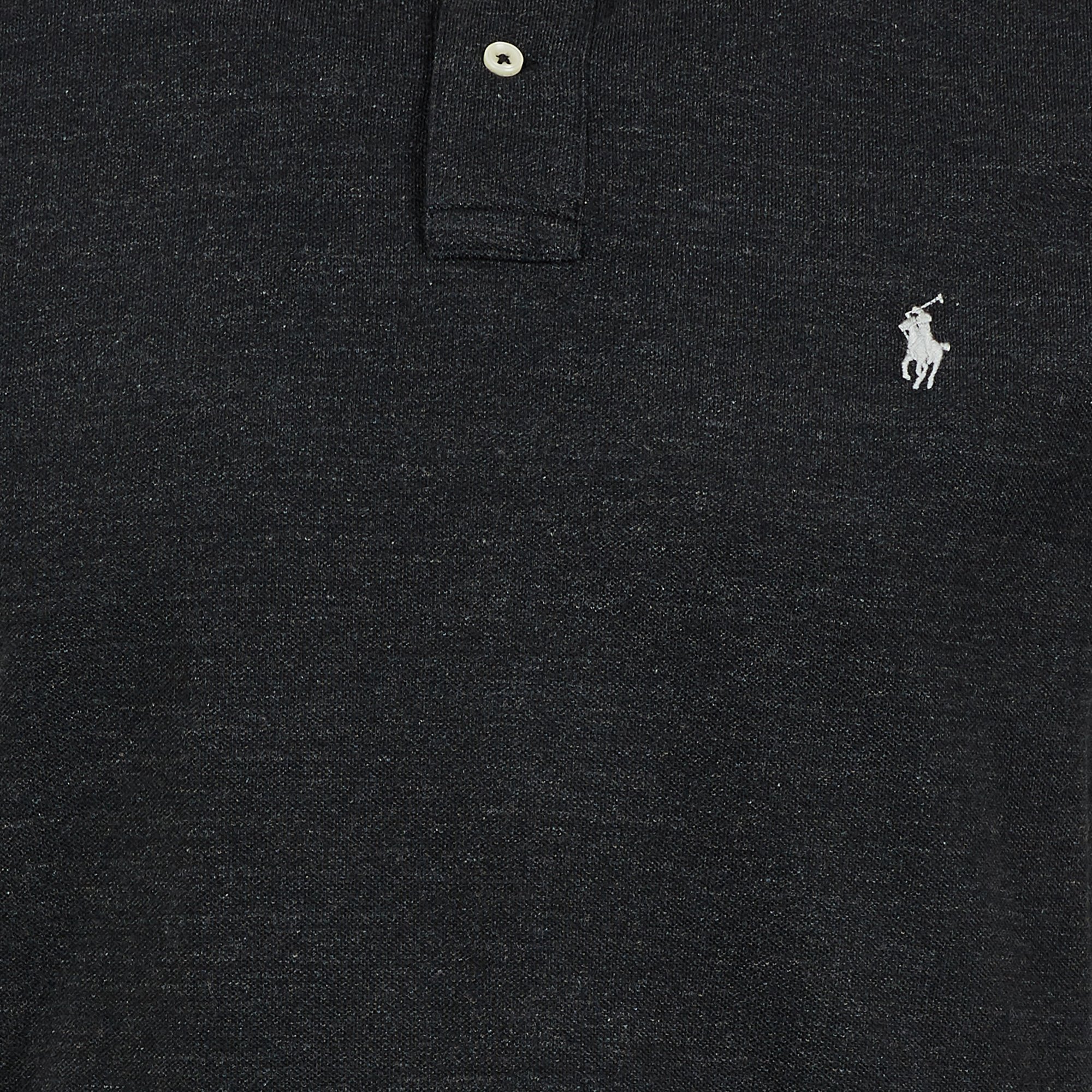 Slim-fit cotton polo shirt POLO RALPH LAUREN Black